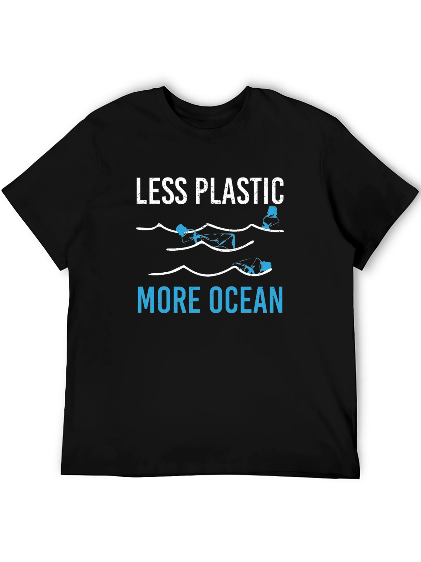 Less Plastic More Ocean Graphic Tee