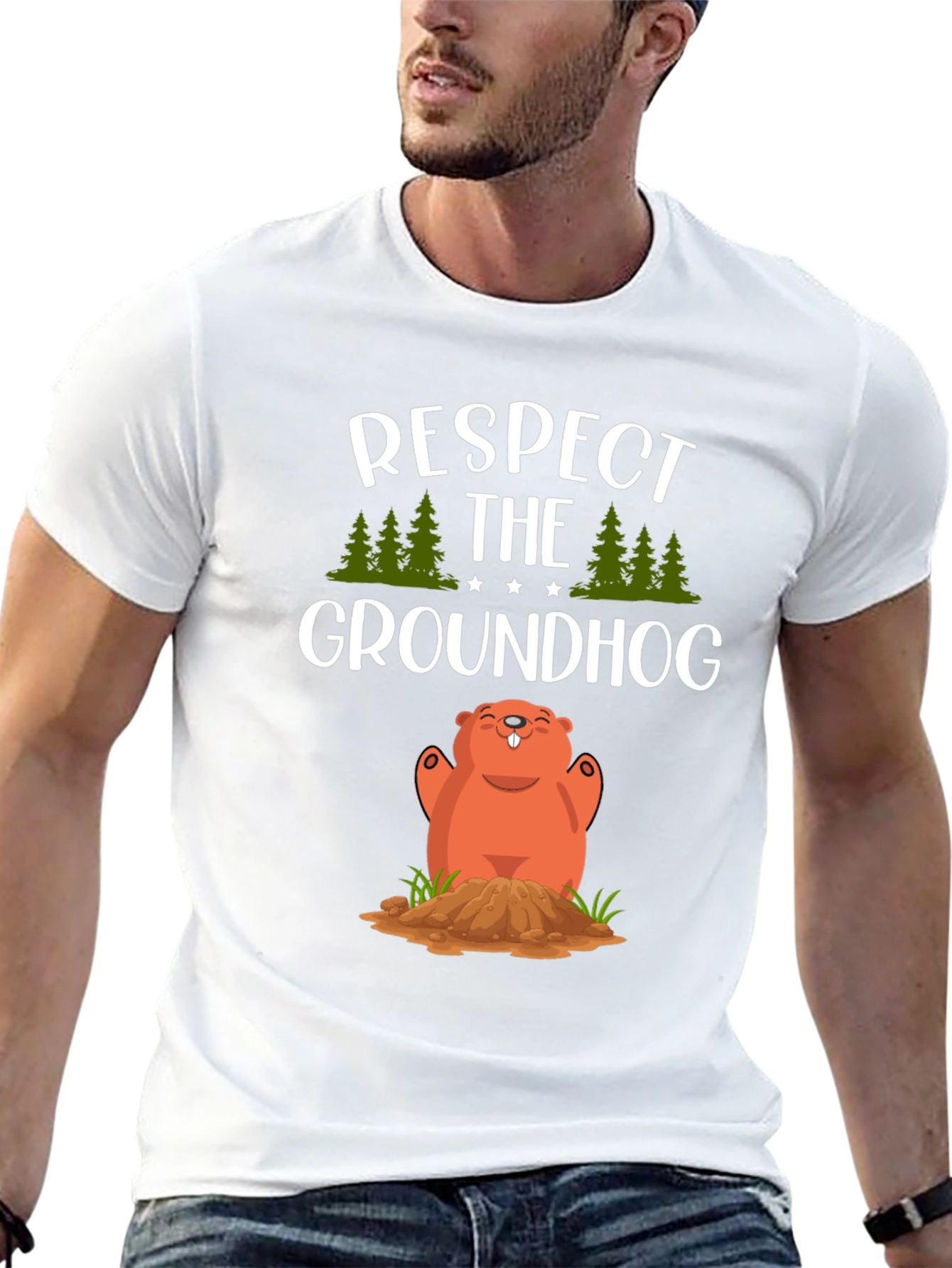 Respect The Groundhog Tee