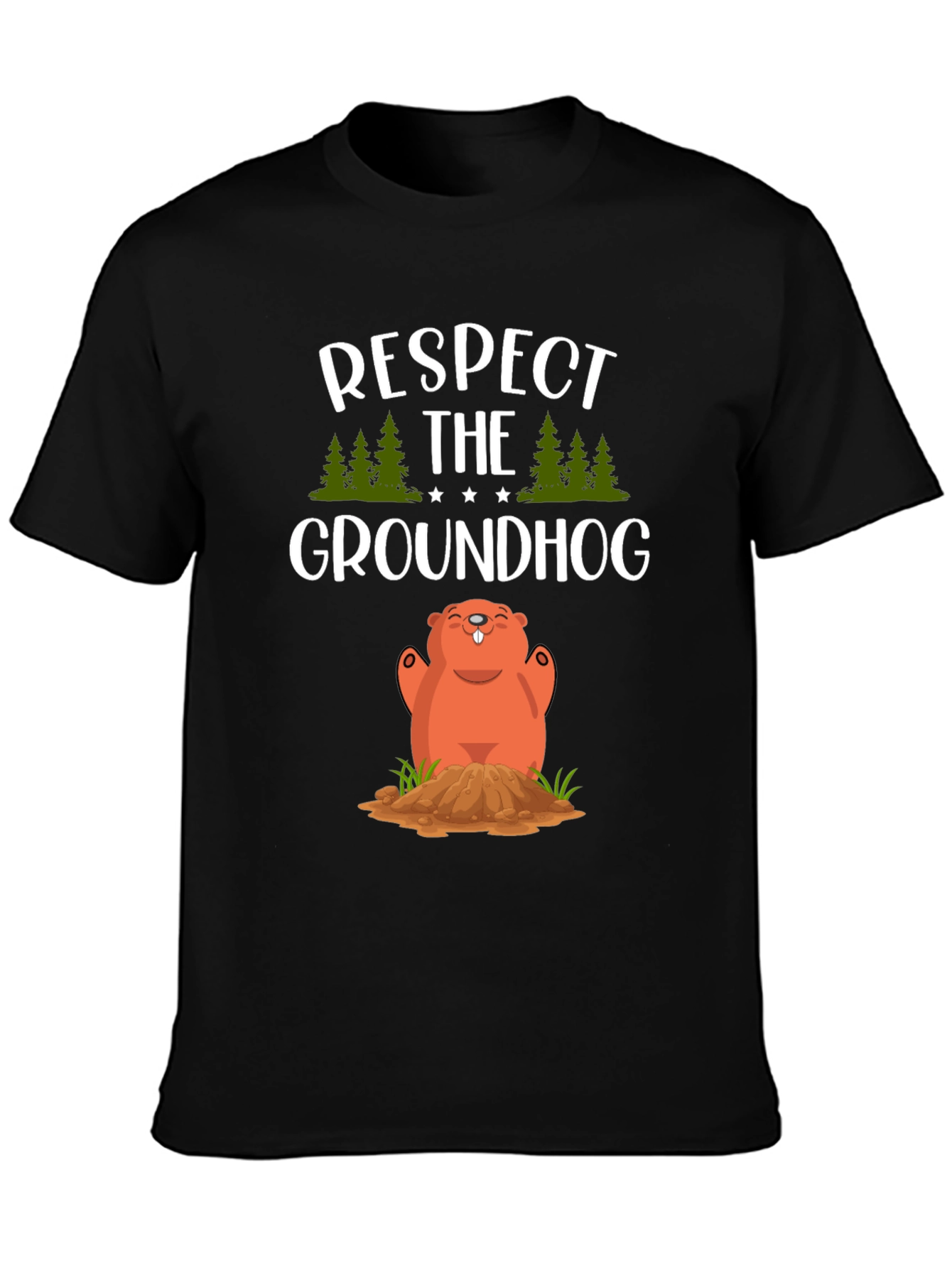 Respect The Groundhog Tee