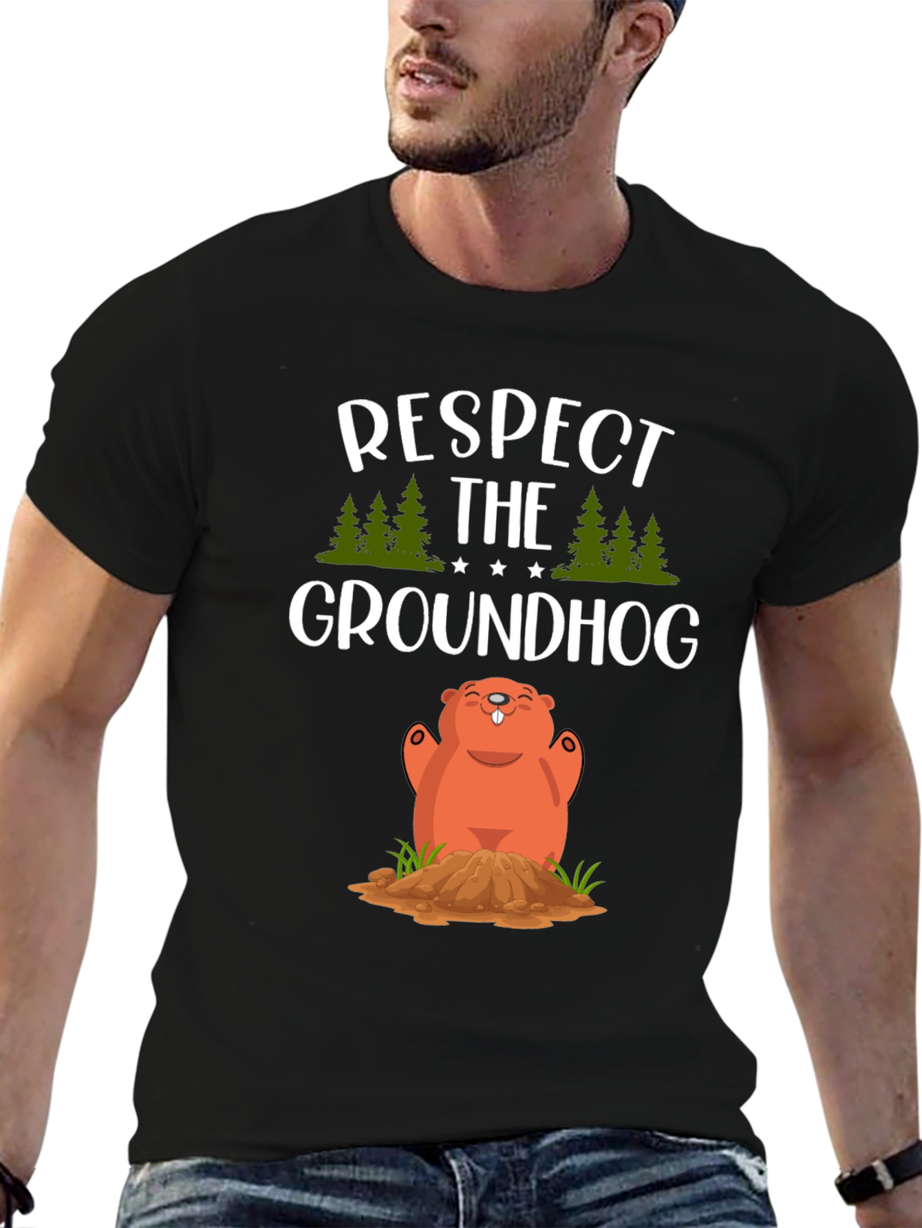 Respect The Groundhog Tee