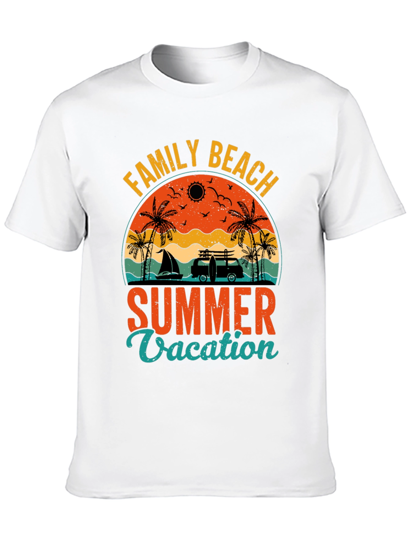 Family Beach Summer Vacation T-Shirt