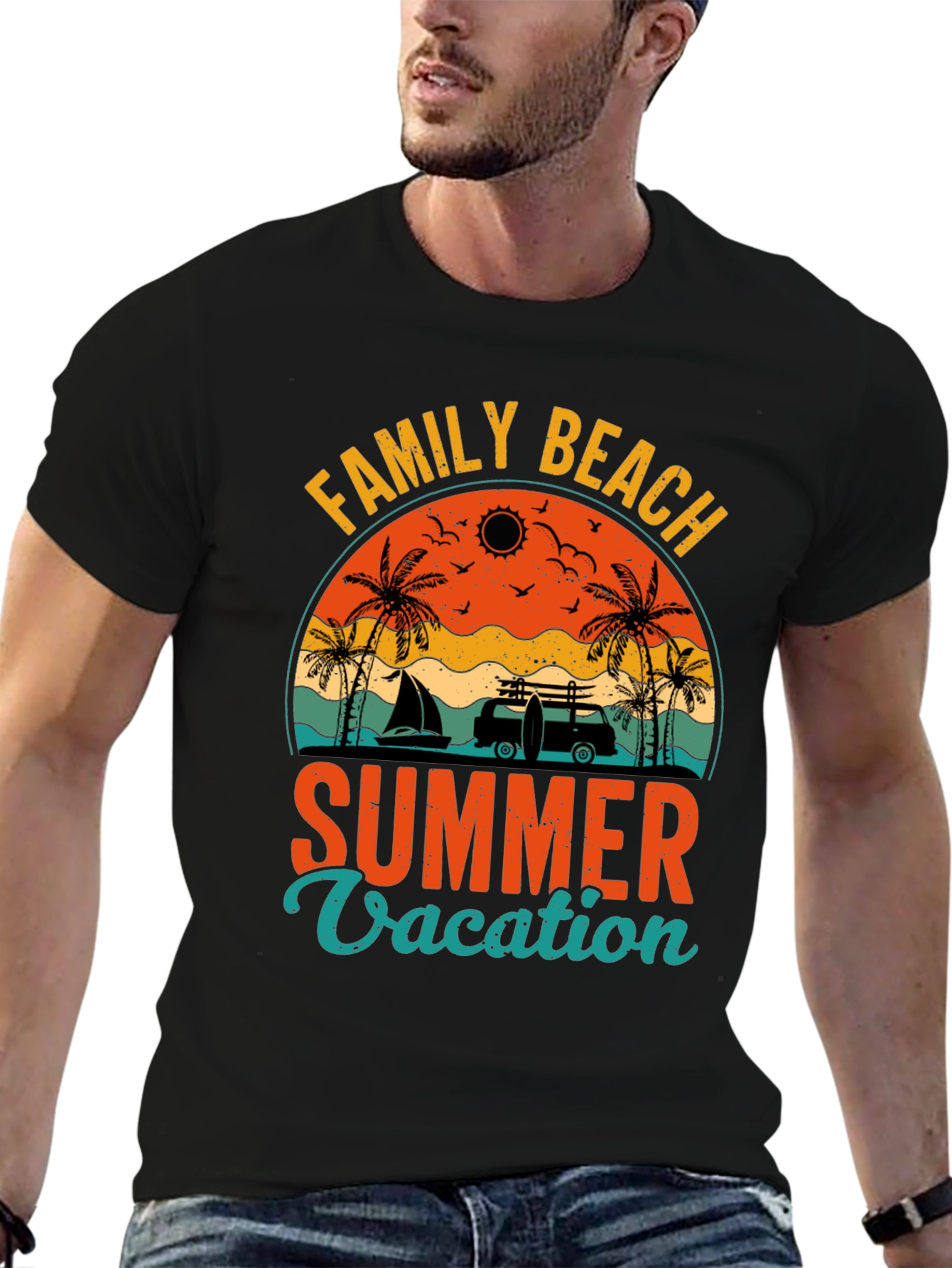Family Beach Summer Vacation T-Shirt