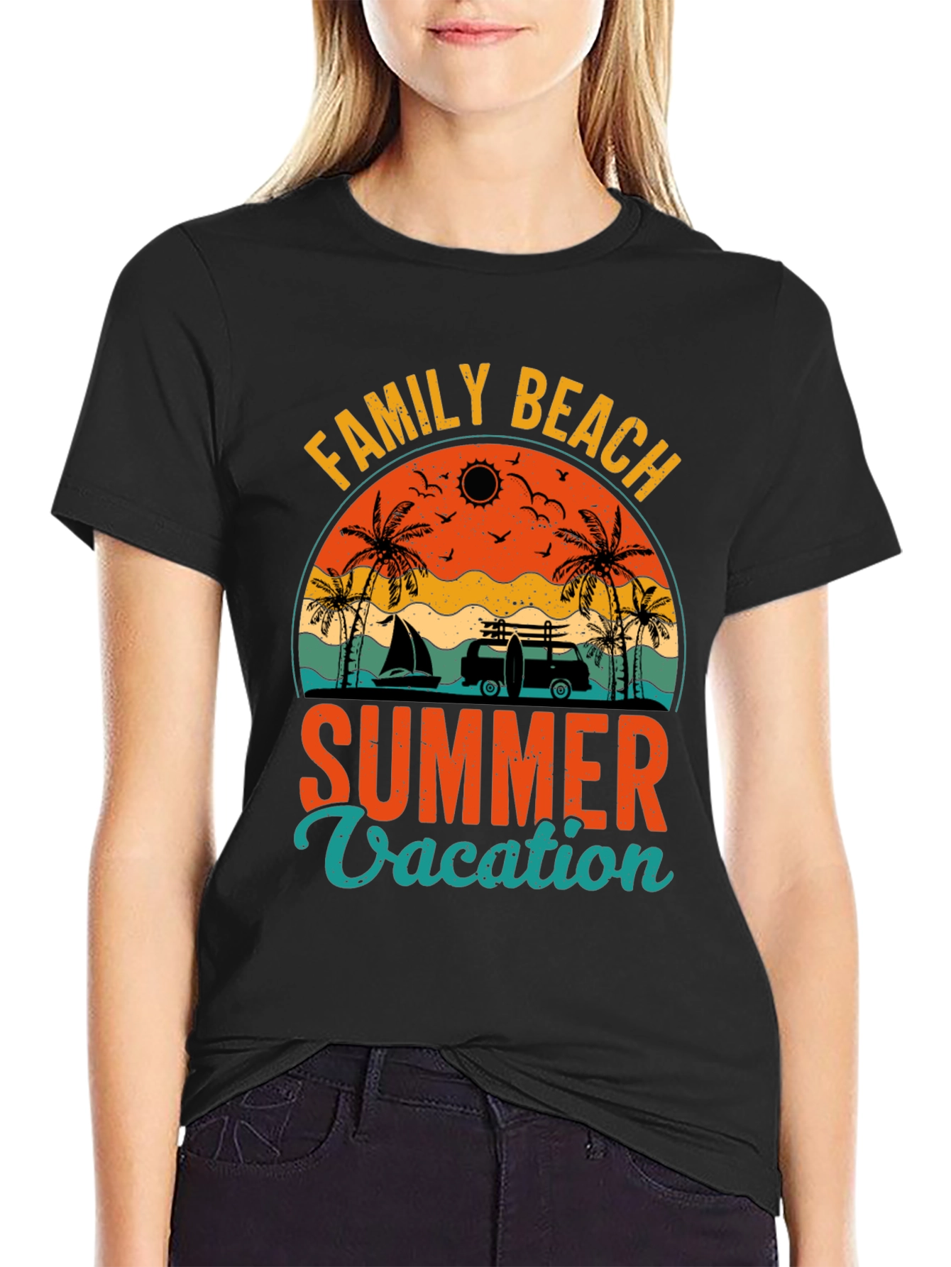 Family Beach Summer Vacation T-Shirt