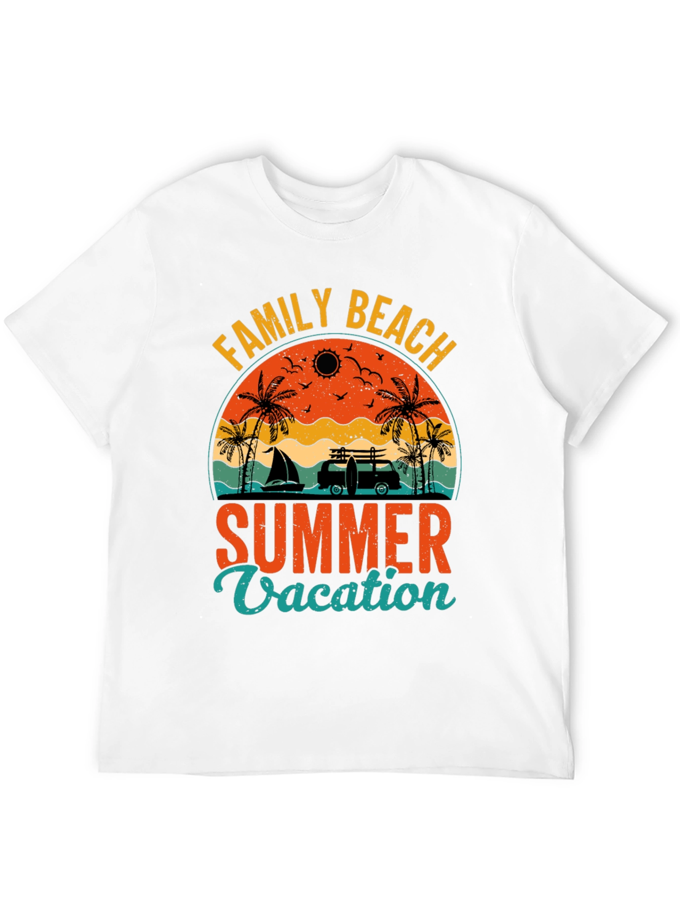 Family Beach Summer Vacation T-Shirt