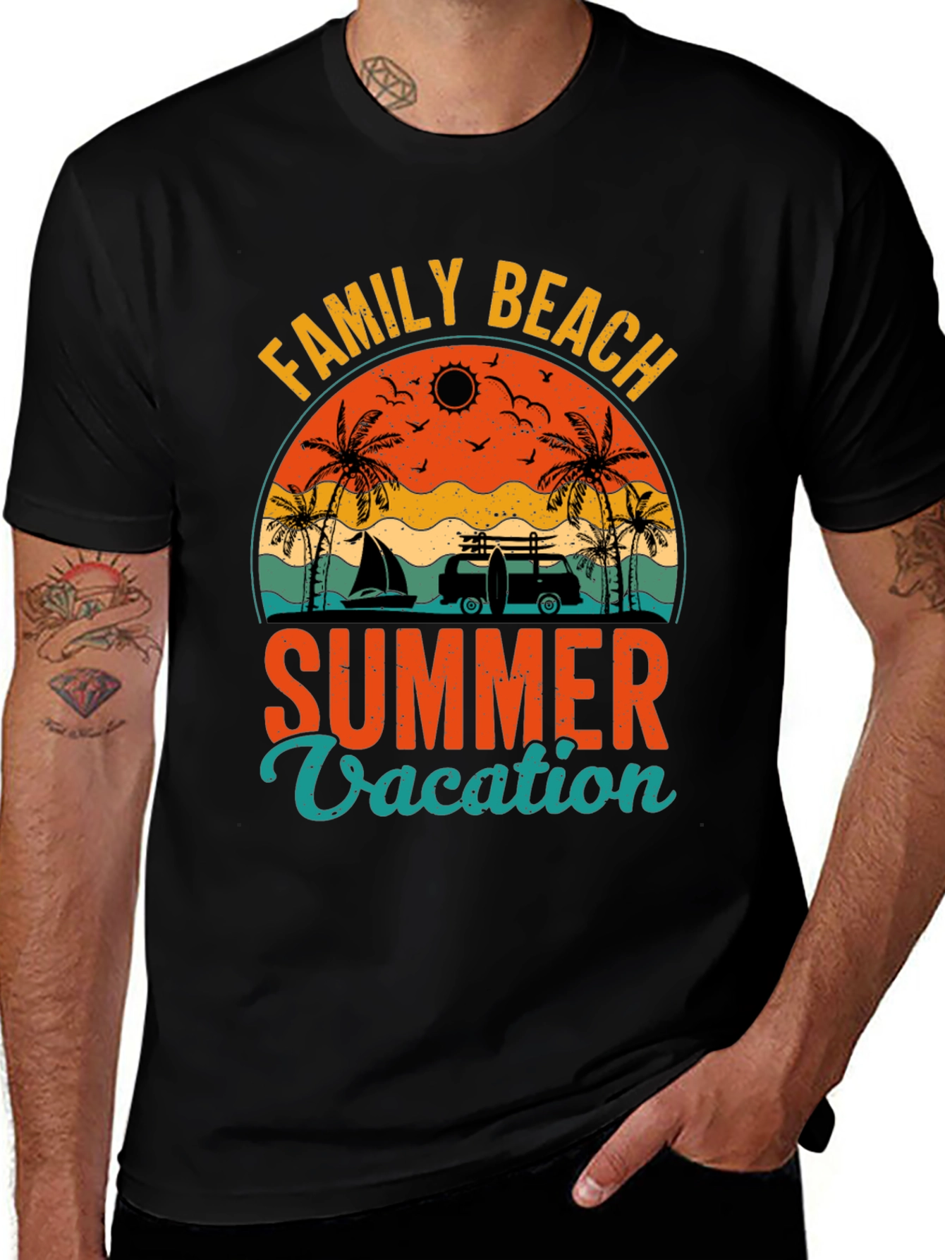 Family Beach Summer Vacation T-Shirt