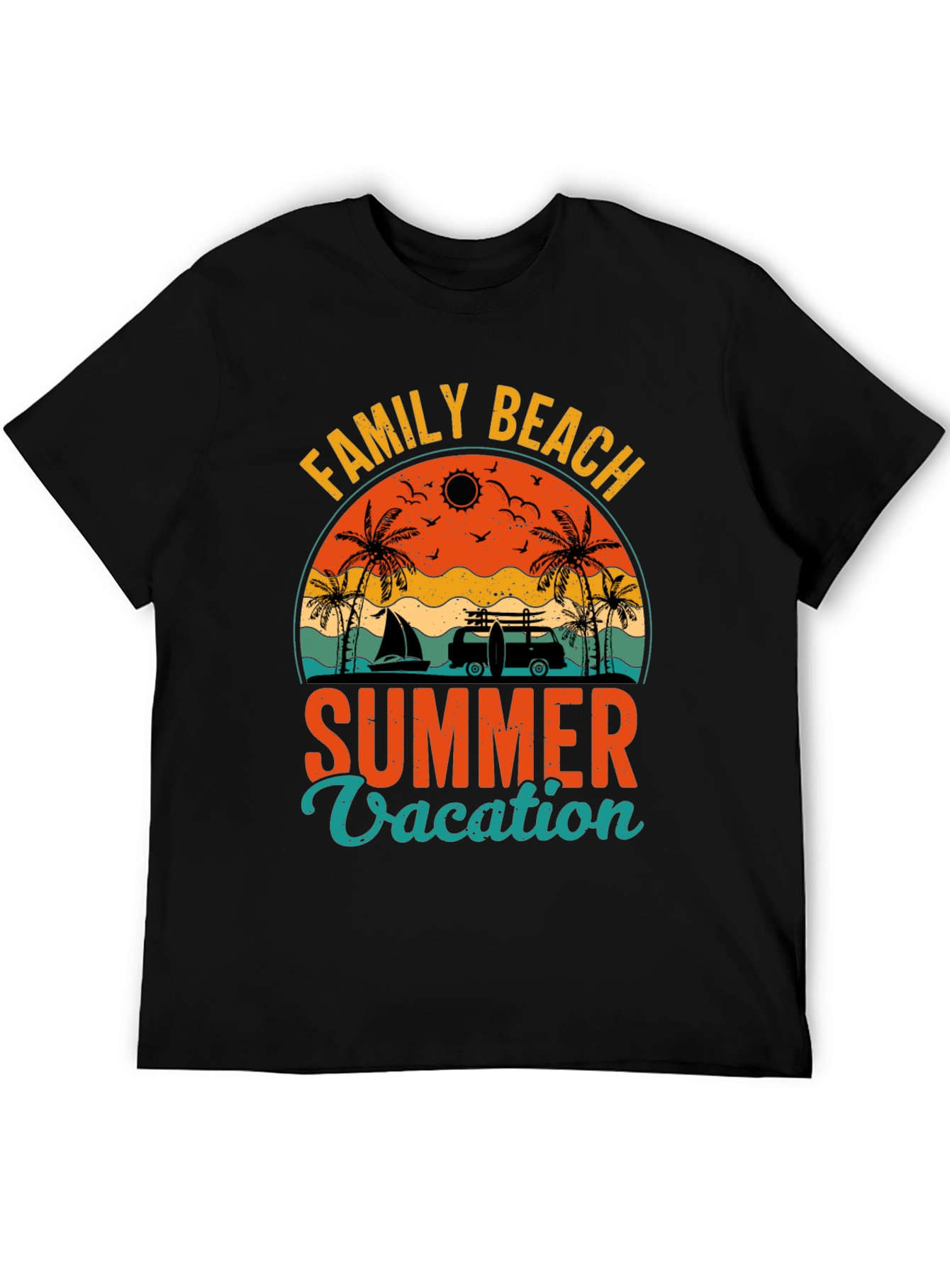 Family Beach Summer Vacation T-Shirt