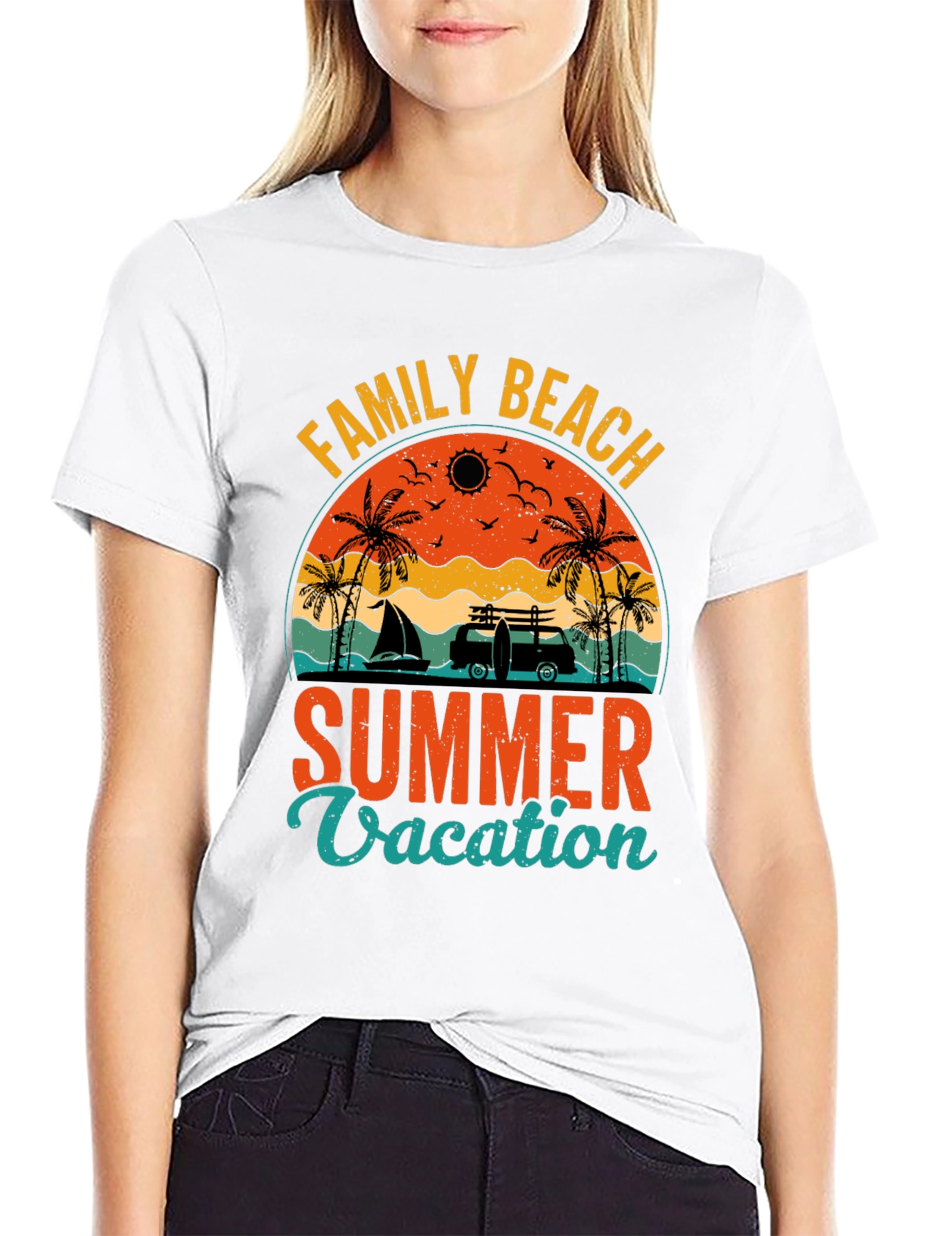 Family Beach Summer Vacation T-Shirt