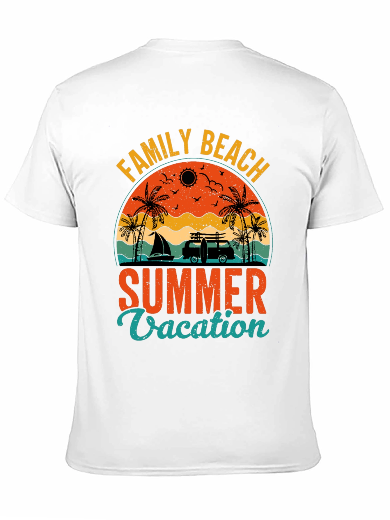Family Beach Summer Vacation T-Shirt