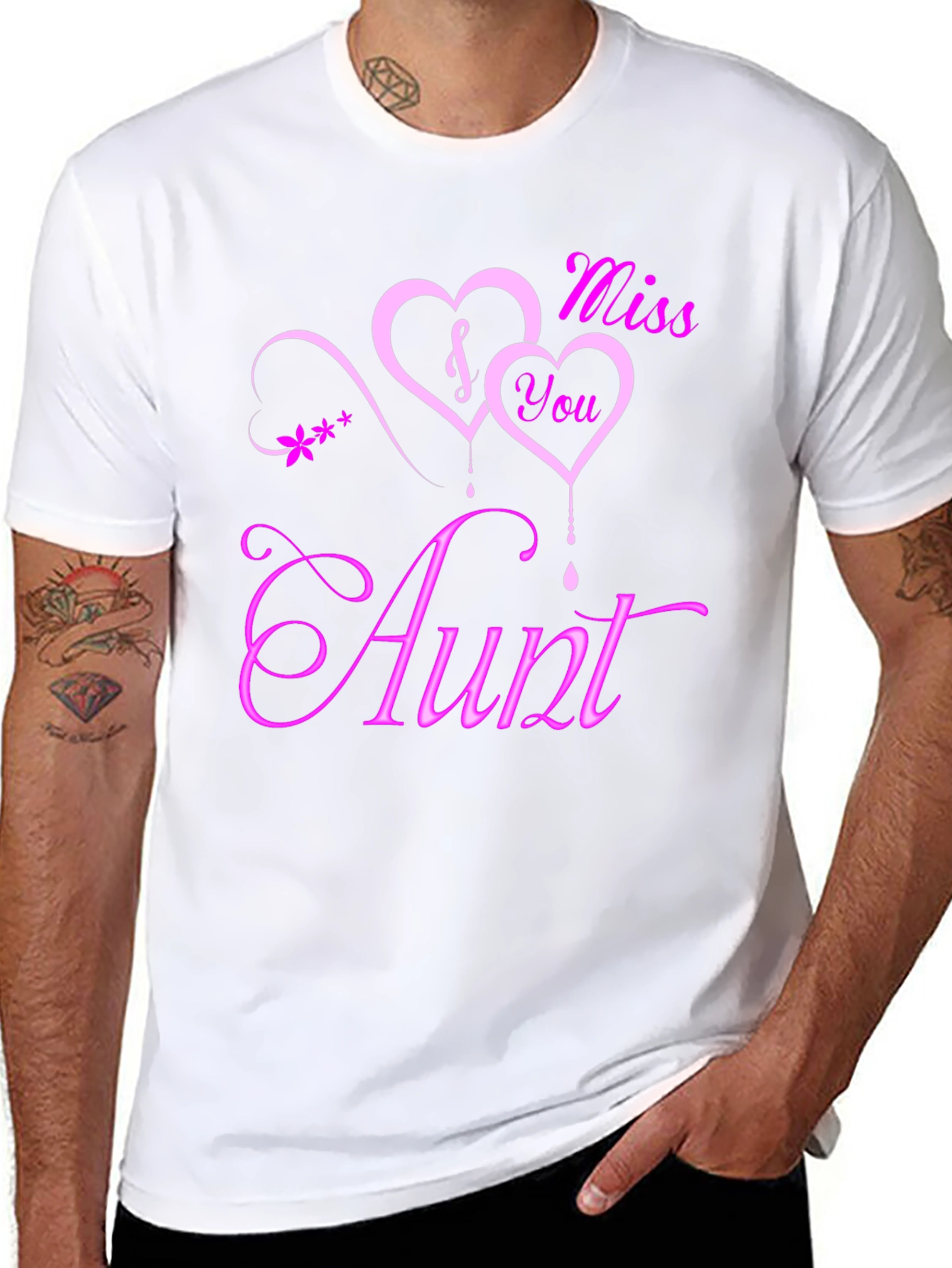 Miss You Aunt T-Shirt | Sentimental Graphic Tee