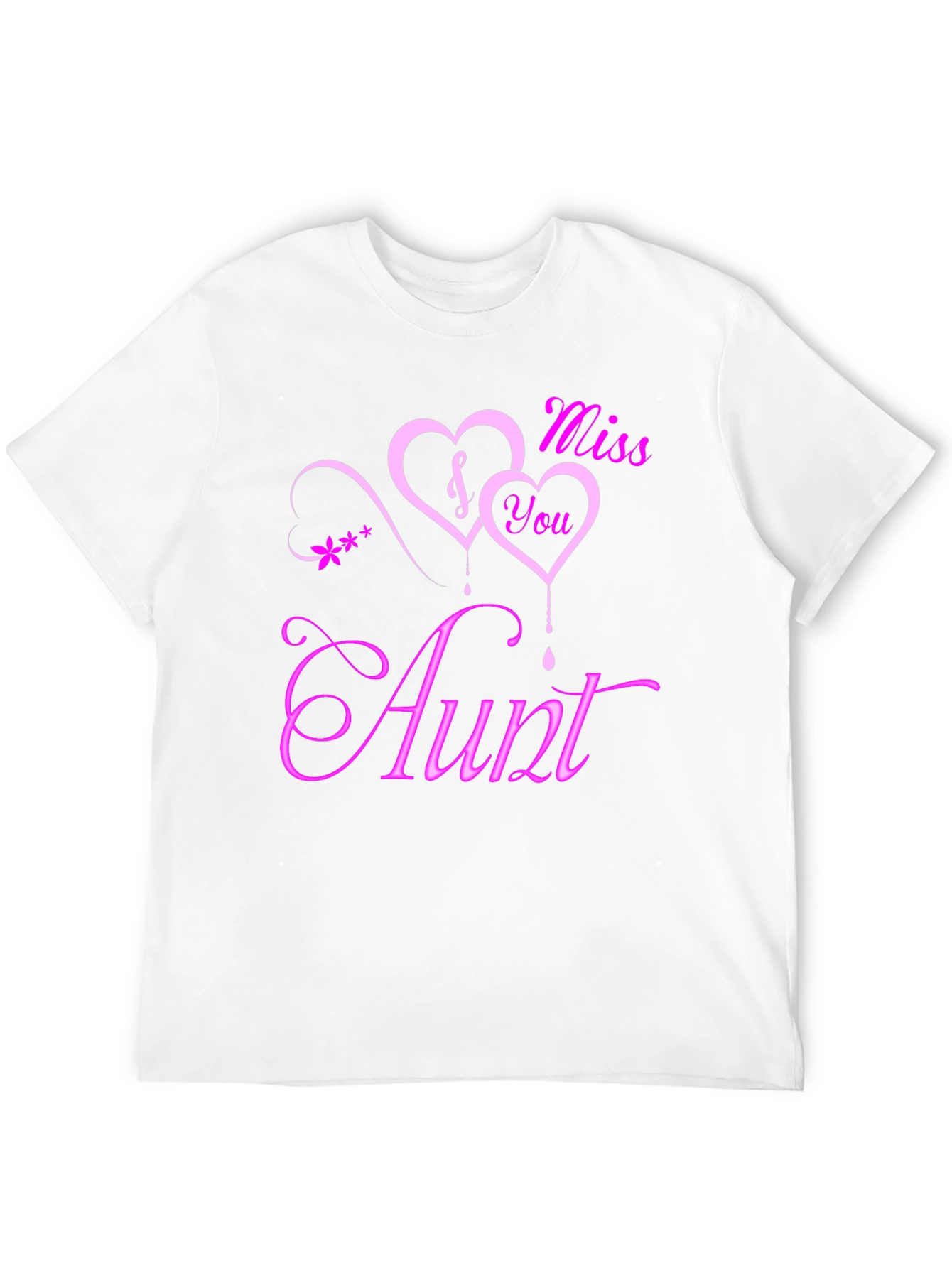 Miss You Aunt T-Shirt | Sentimental Graphic Tee