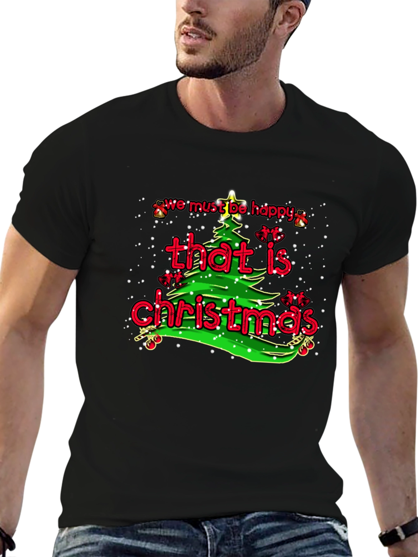 Christmas Tree Holiday Graphic Tee