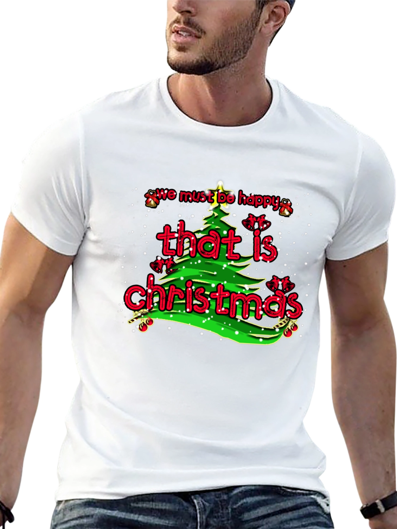 Christmas Tree Holiday Graphic Tee