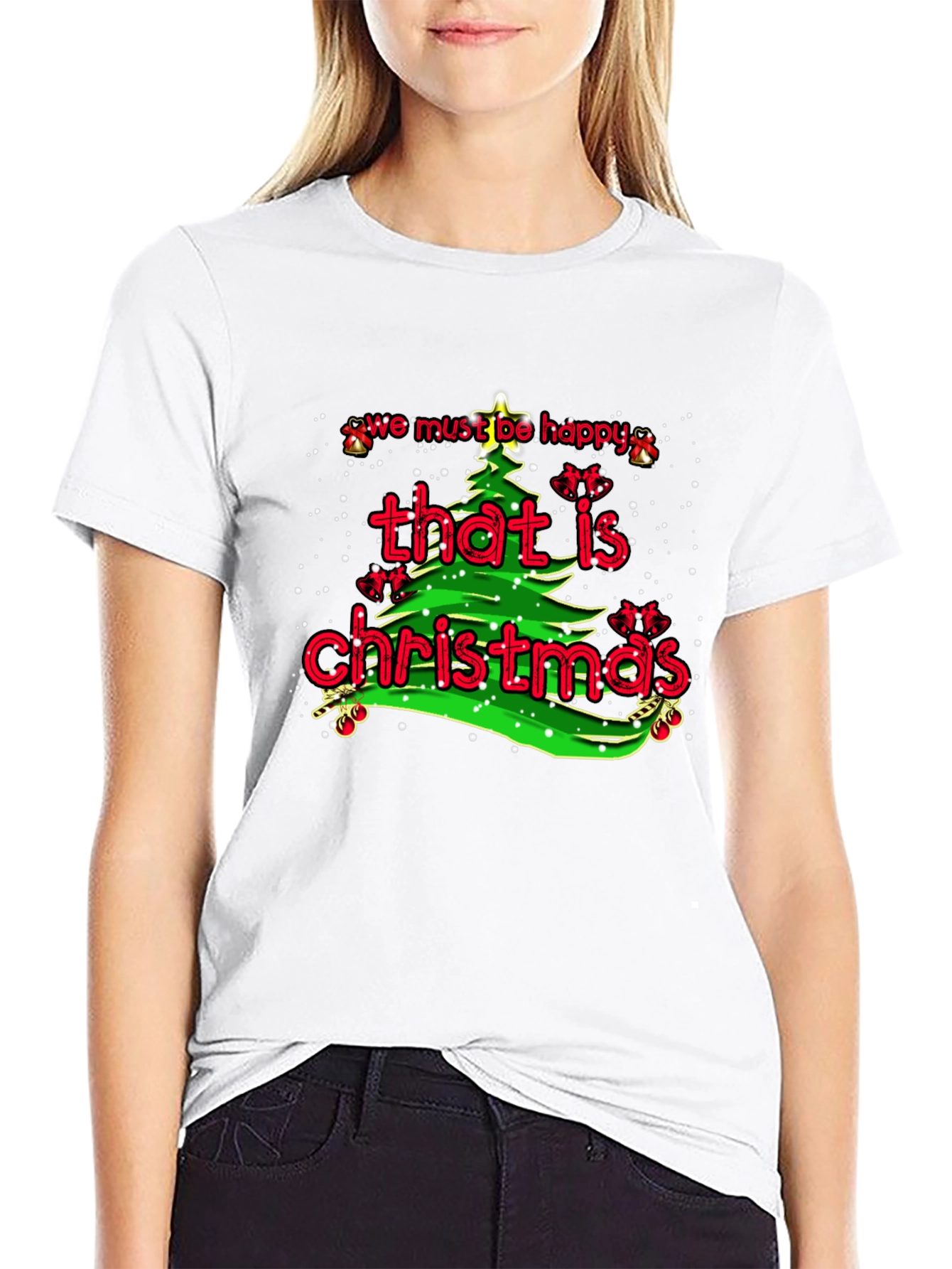 Christmas Tree Holiday Graphic Tee