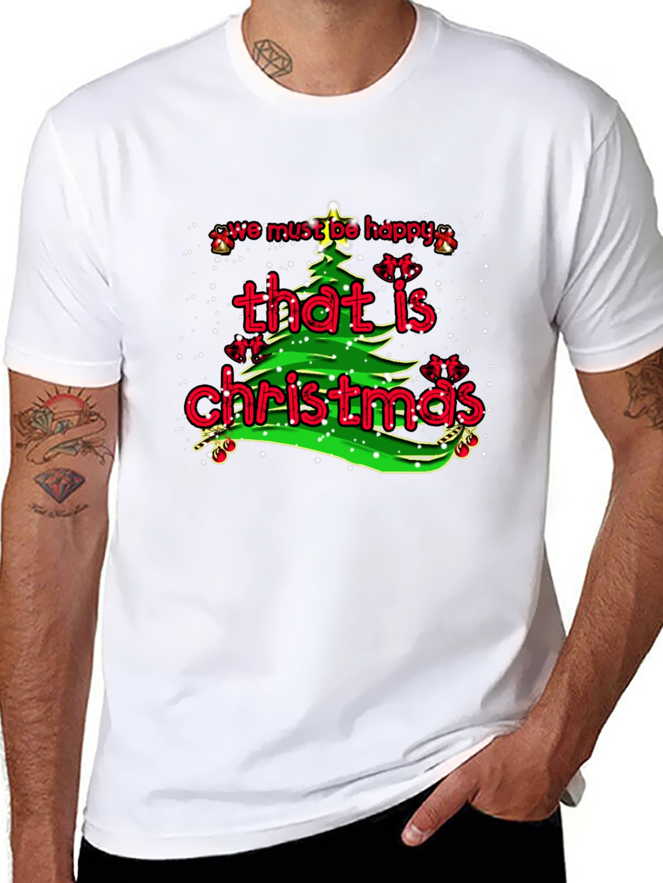 Christmas Tree Holiday Graphic Tee
