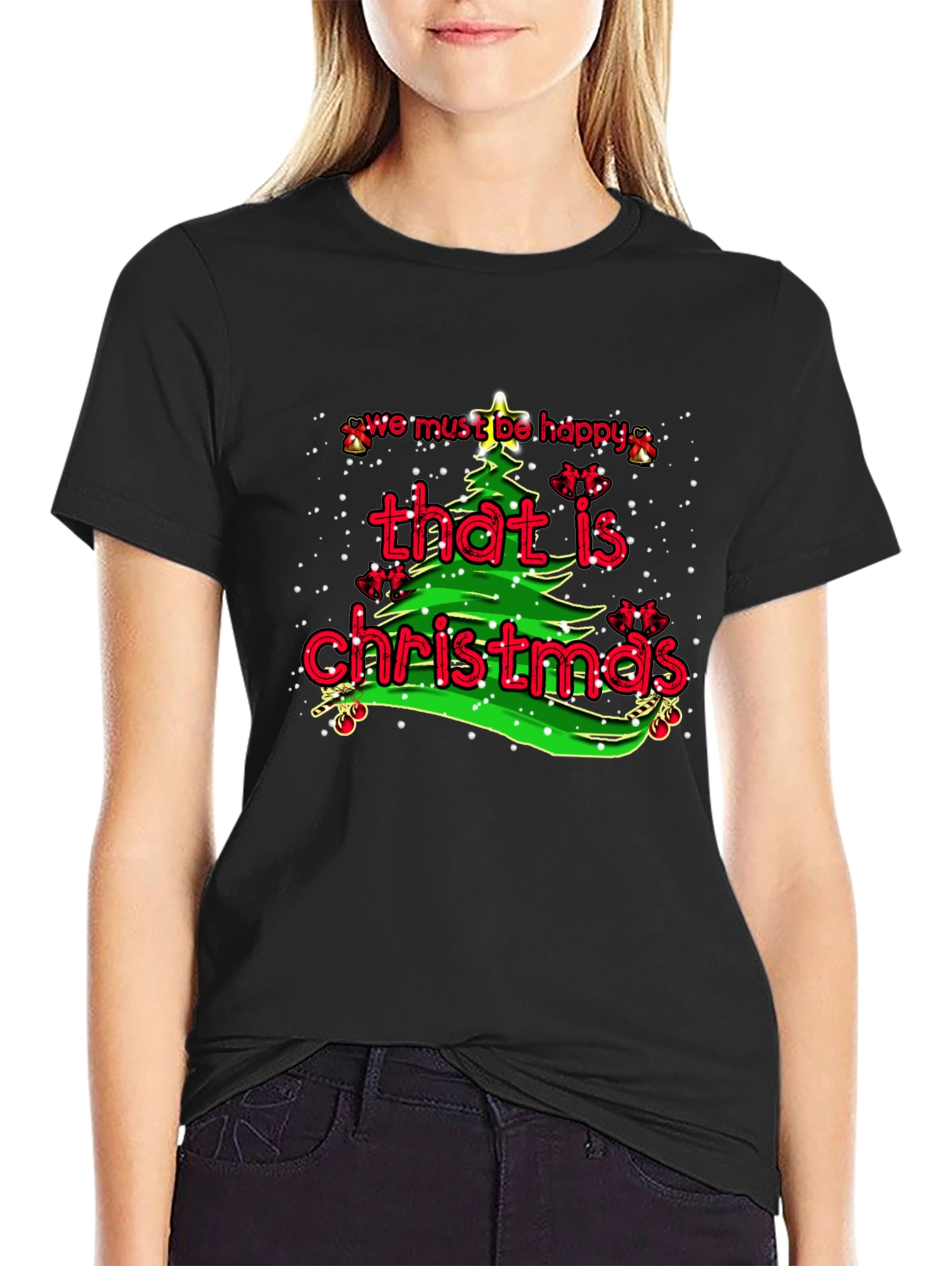 Christmas Tree Holiday Graphic Tee
