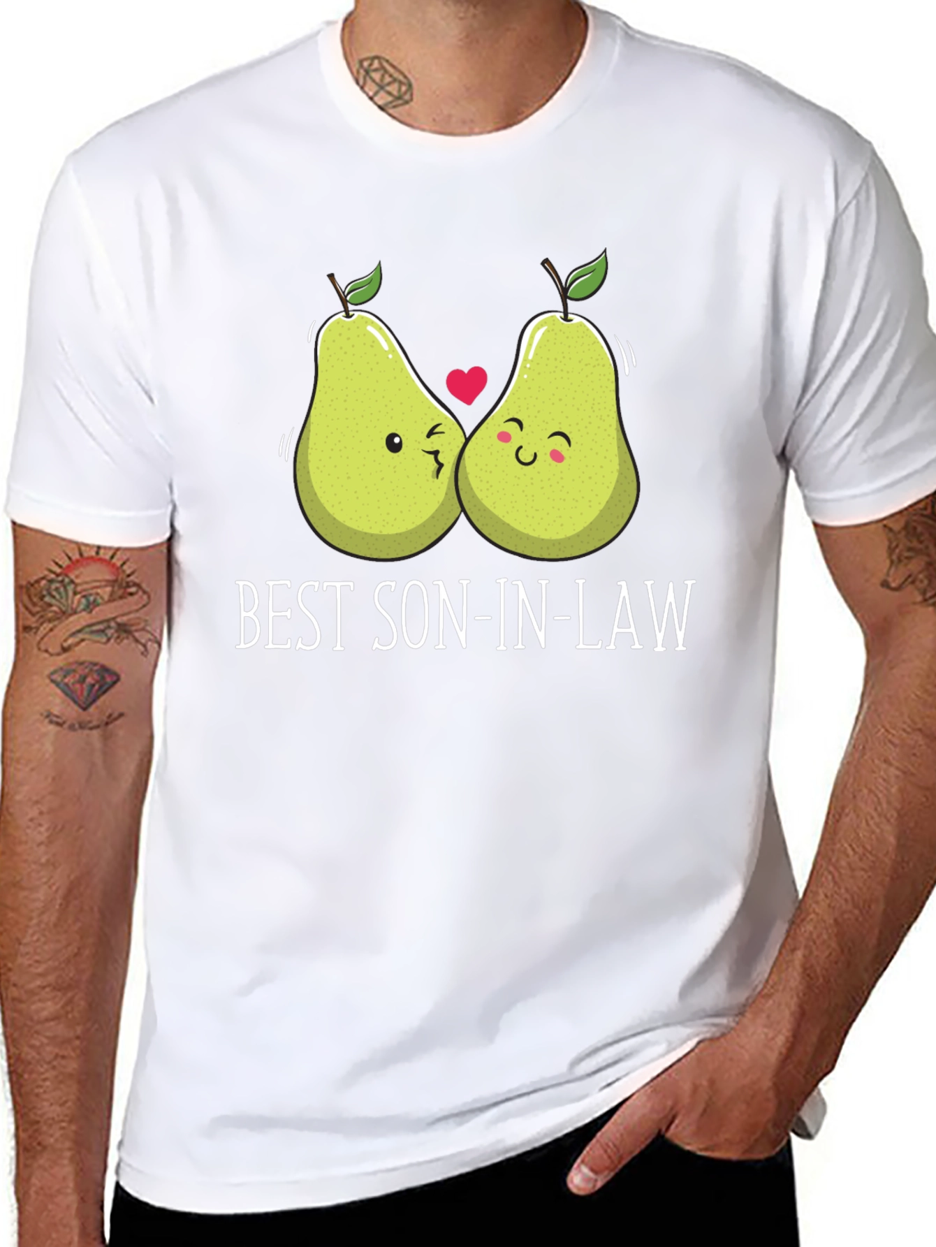 Best Son-in-Law Cute Pear Matching T-Shirt