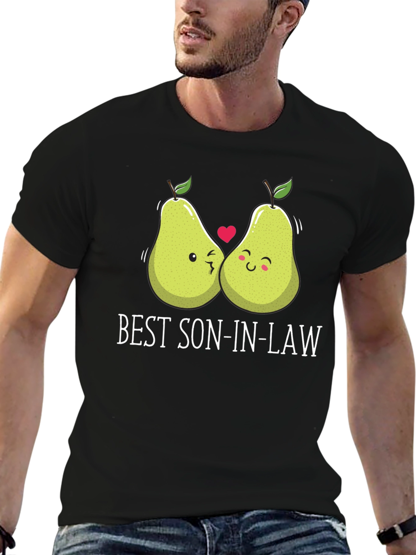 Best Son-in-Law Cute Pear Matching T-Shirt
