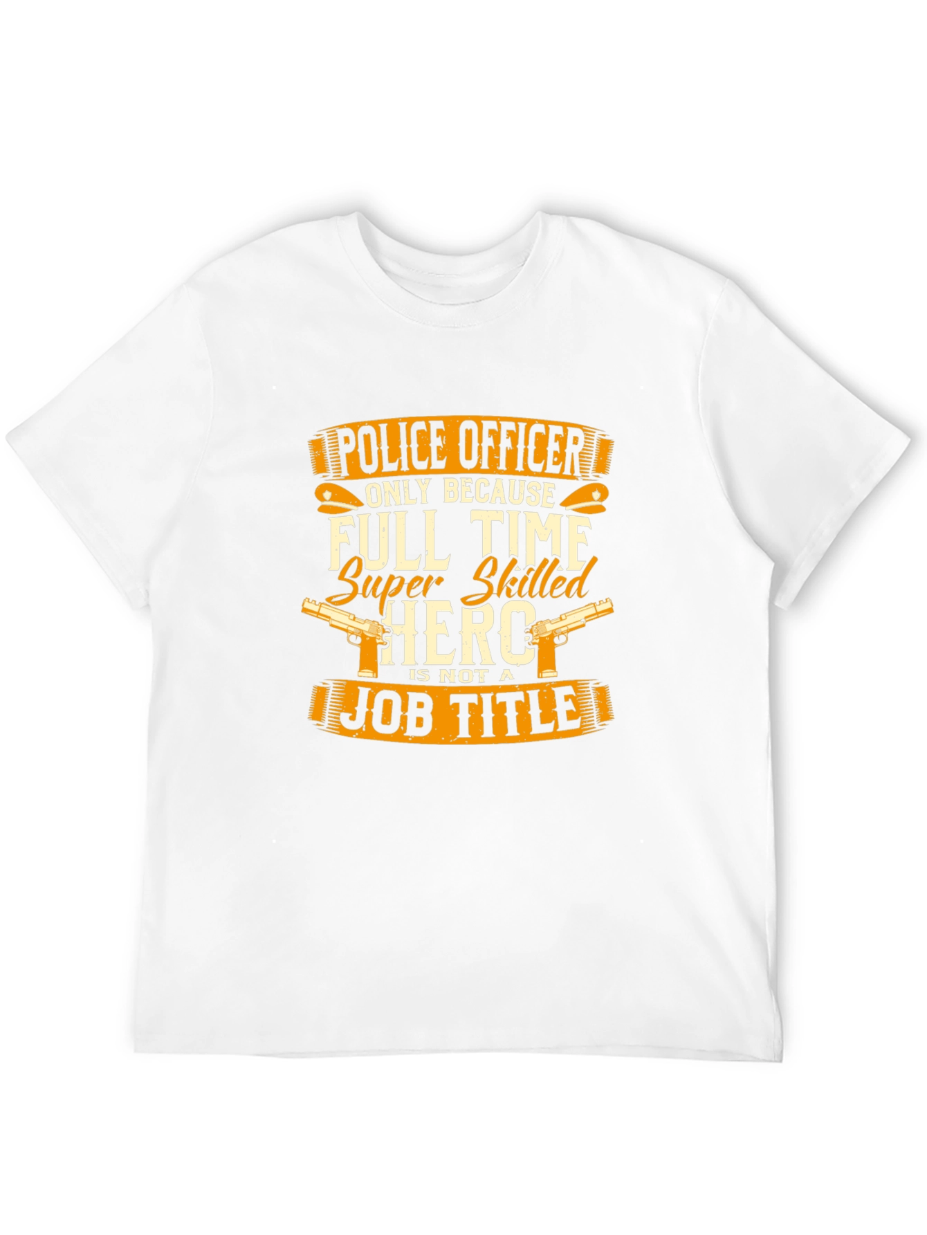 Police Officer Hero Graphic T-Shirt