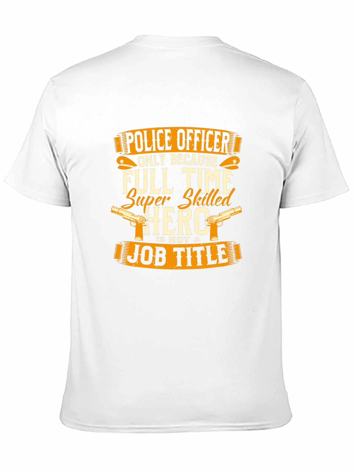 Police Officer Hero Graphic T-Shirt