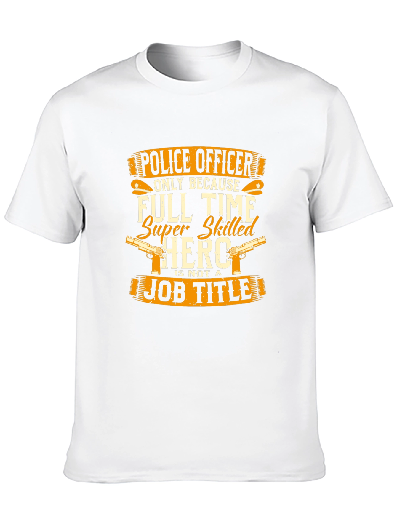Police Officer Hero Graphic T-Shirt