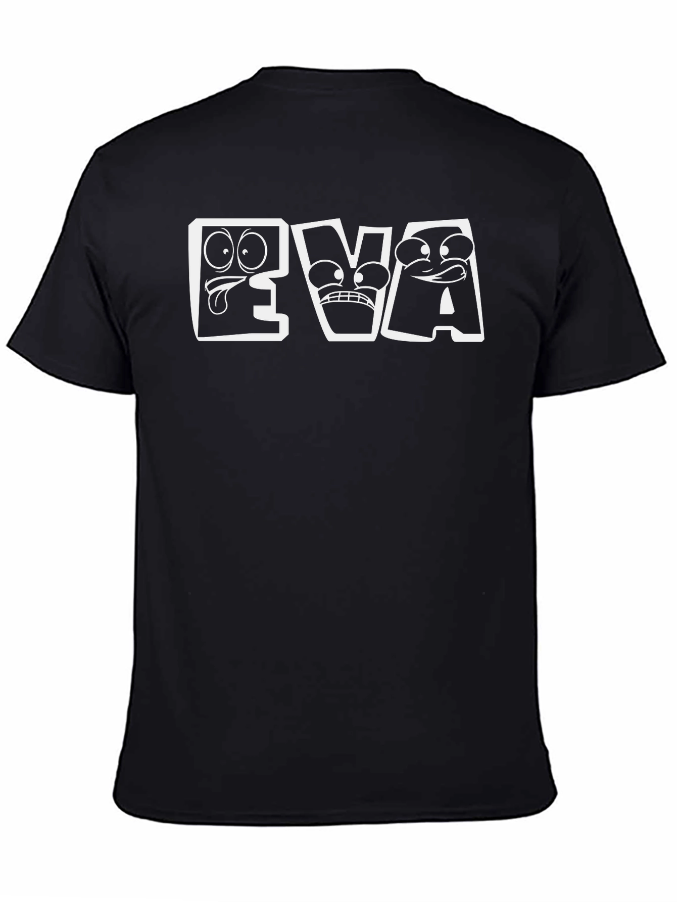 Funny EVA Cartoon Face T-Shirt