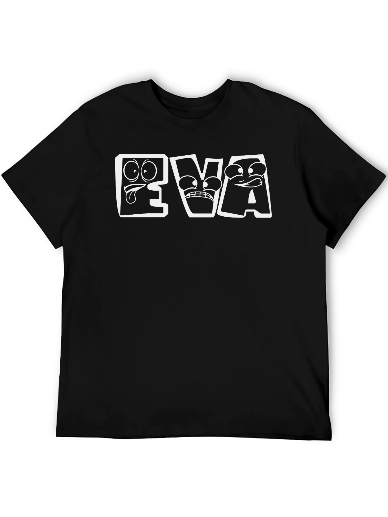 Funny EVA Cartoon Face T-Shirt