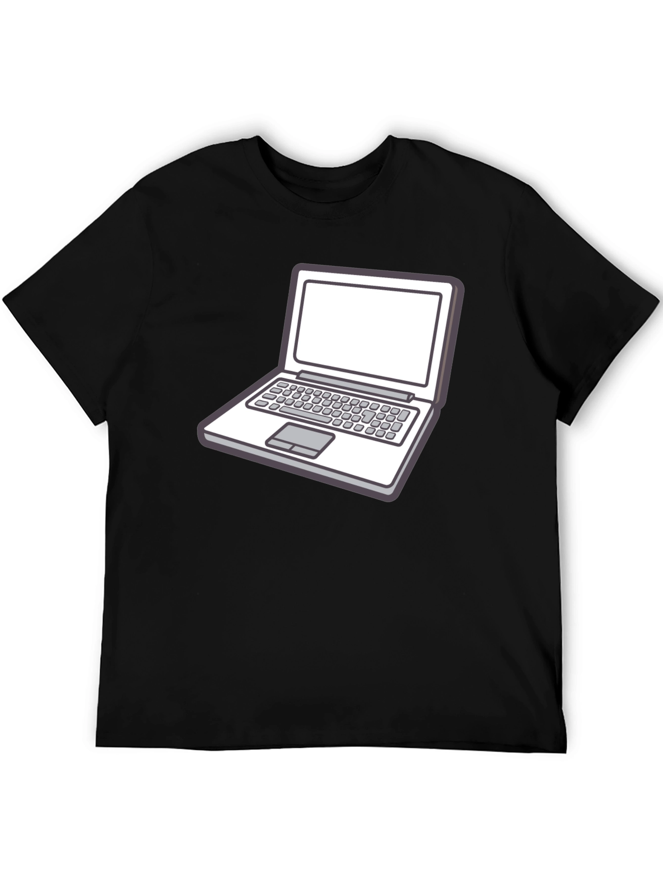 Laptop Graphic Tee - Stylish Geek Chic T-Shirt