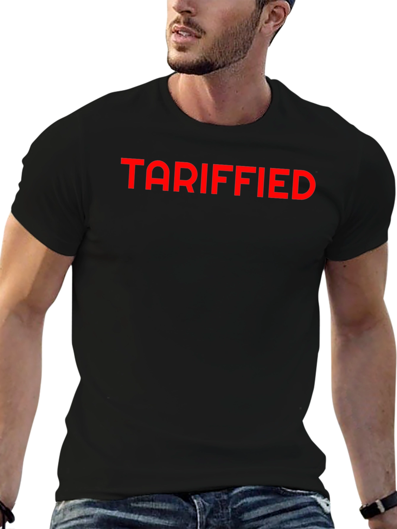 Tariffied Graphic Tee - Bold Statement T-Shirt