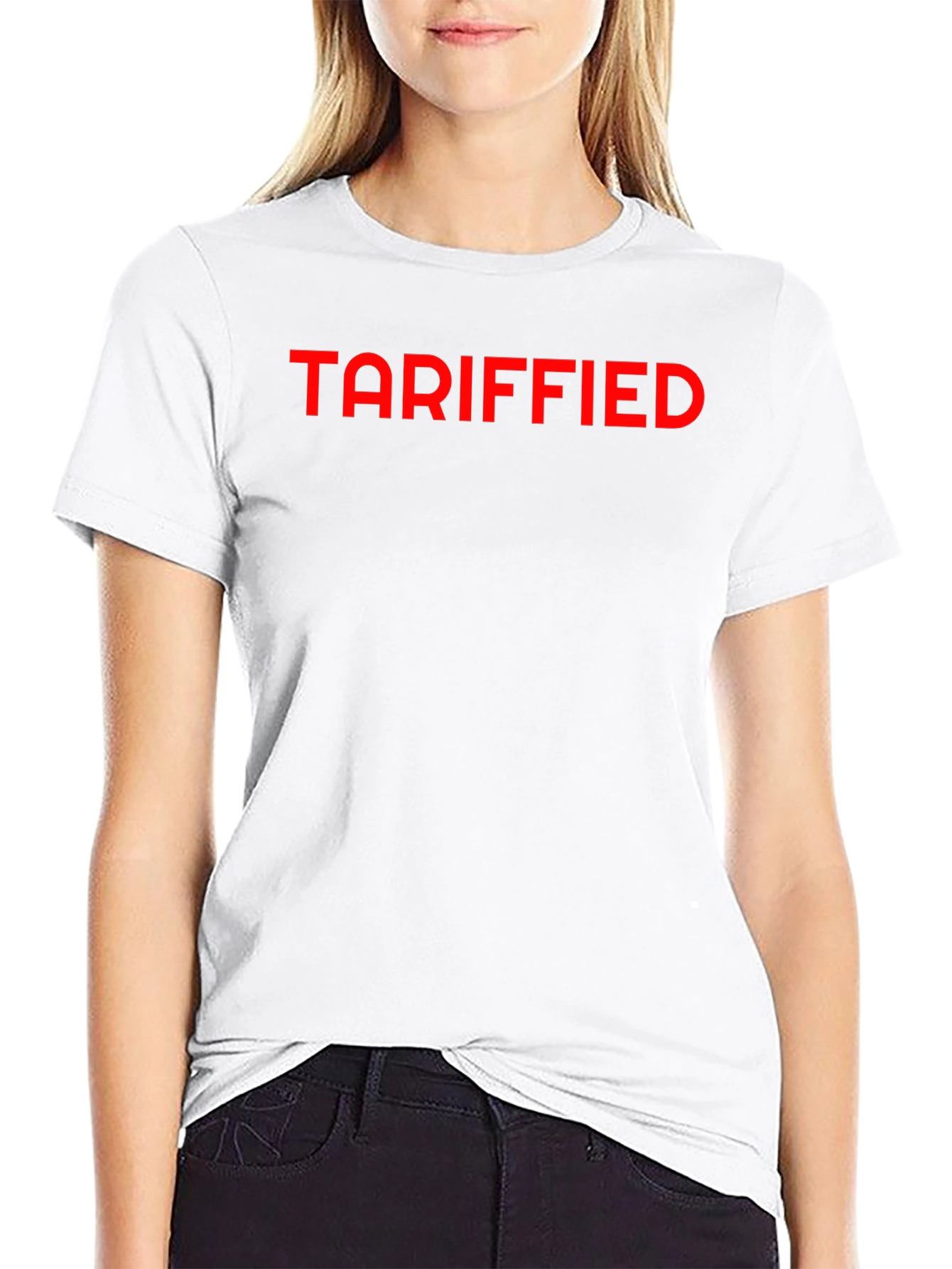 Tariffied Graphic Tee - Bold Statement T-Shirt