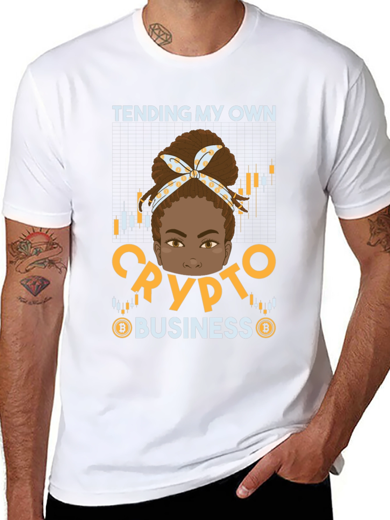 Tending My Own Crypto Business Graphic Tee