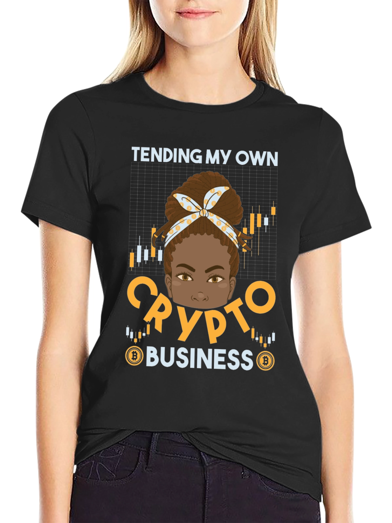 Tending My Own Crypto Business Graphic Tee