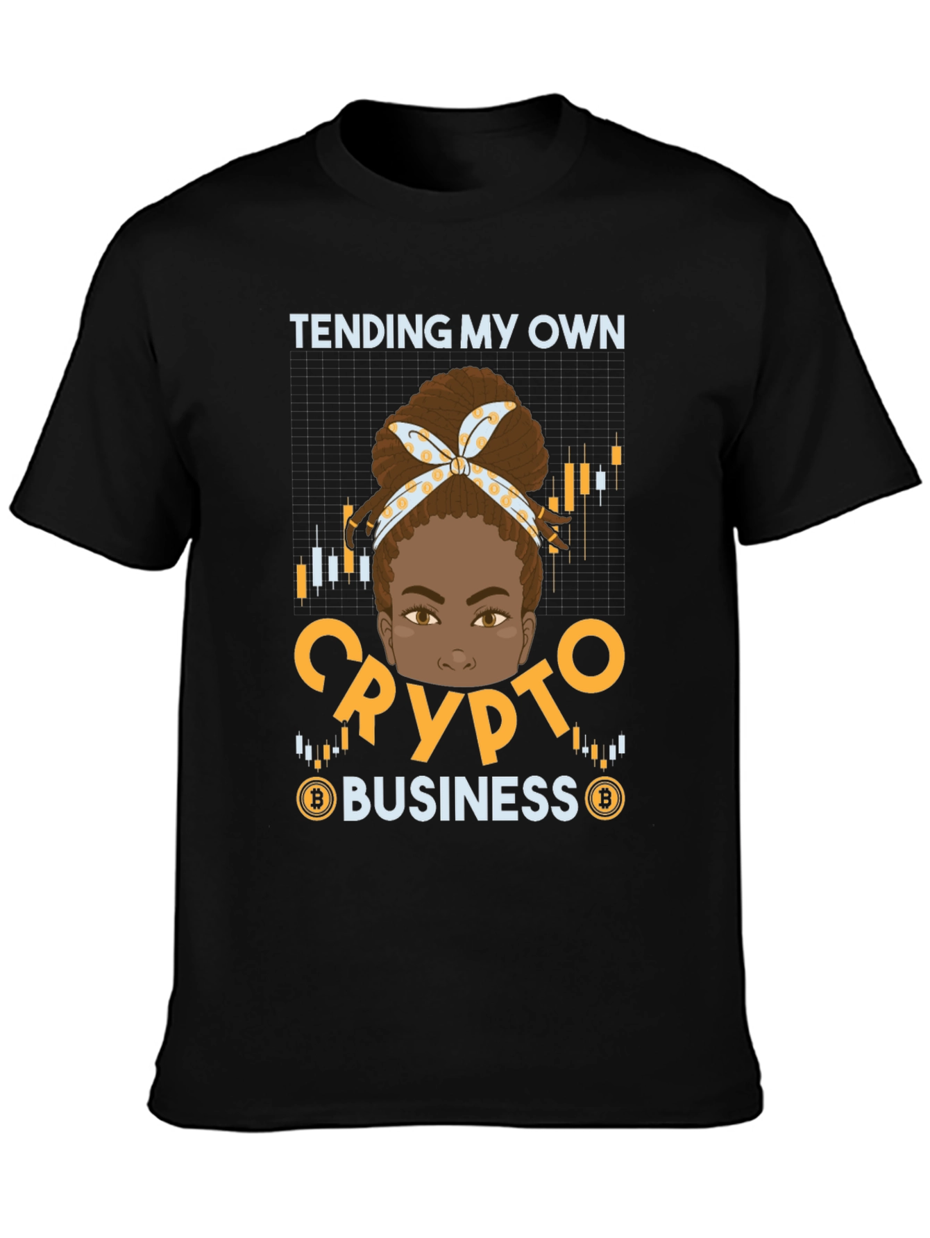 Tending My Own Crypto Business Graphic Tee