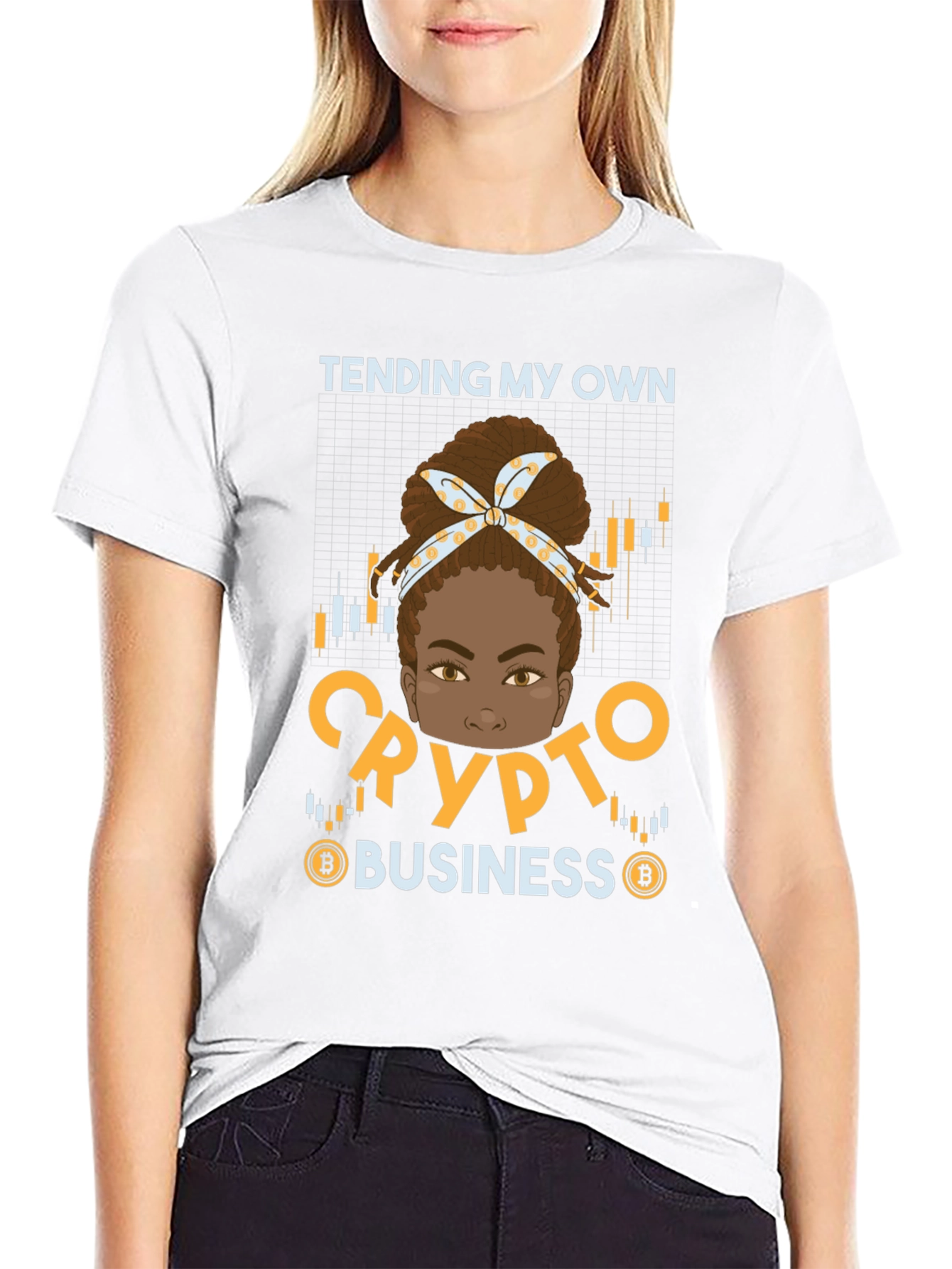 Tending My Own Crypto Business Graphic Tee