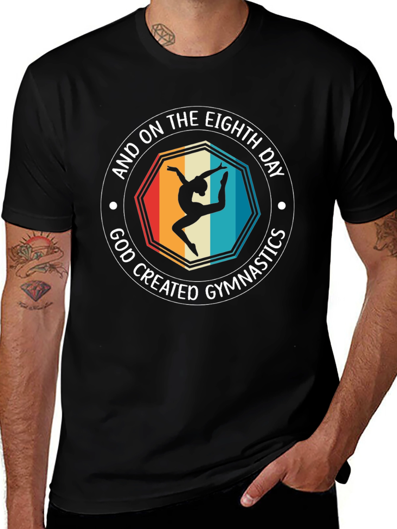 Gymnastics Eighth Day T-Shirt - Black