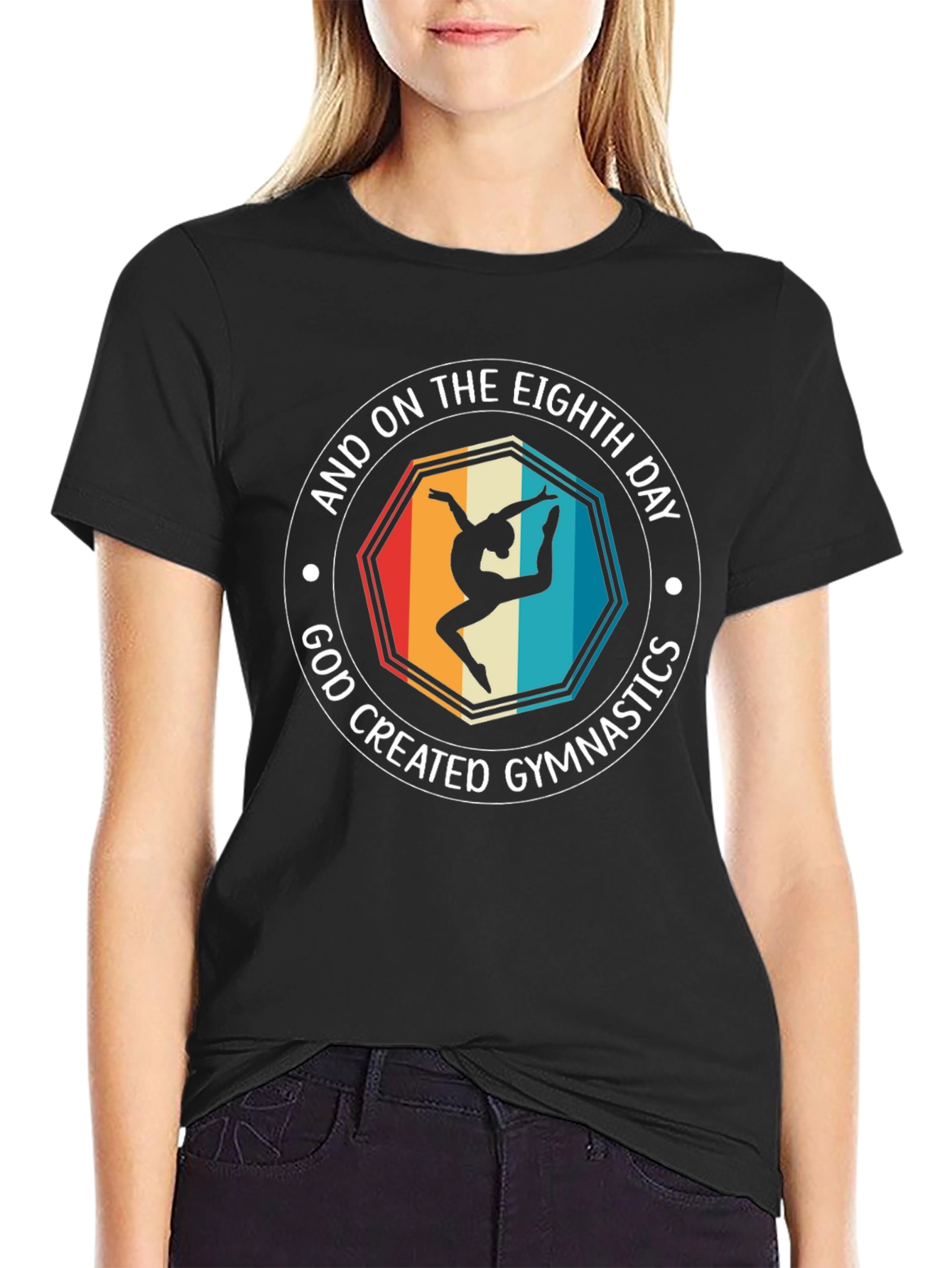 Gymnastics Eighth Day T-Shirt - Black