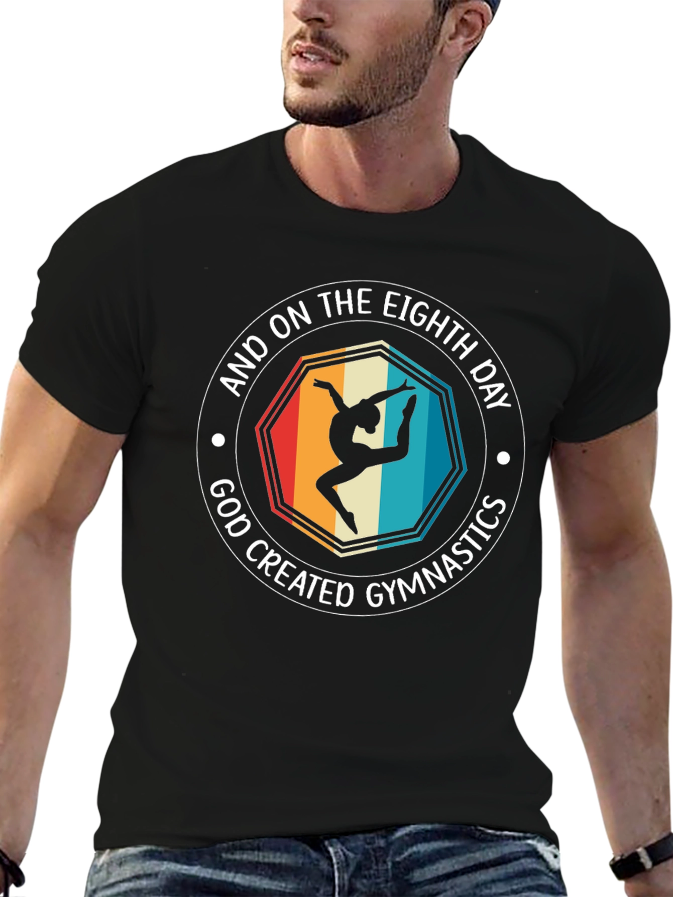 Gymnastics Eighth Day T-Shirt - Black
