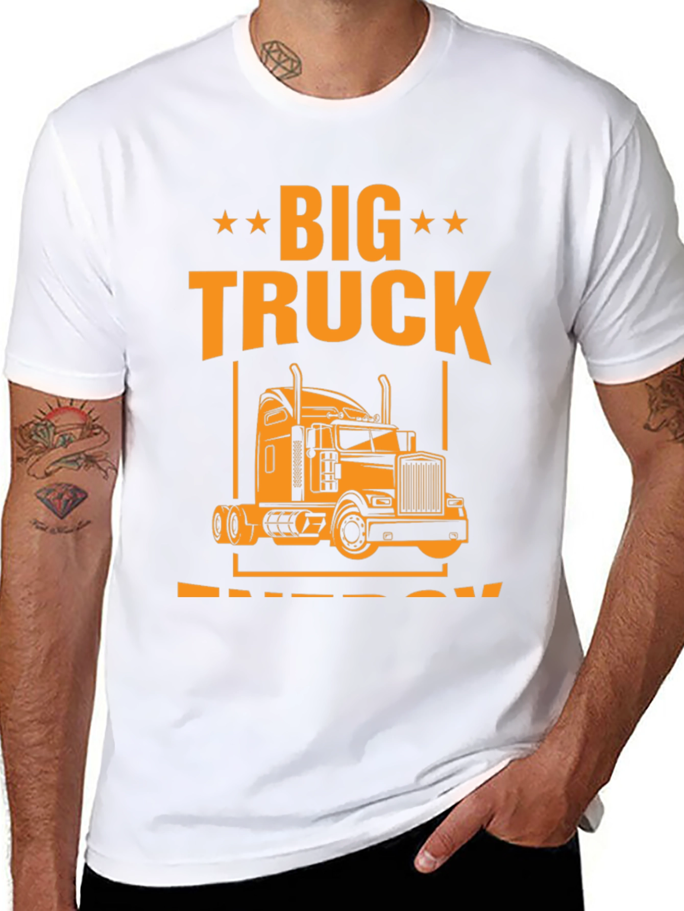 Big Truck Energy Graphic Tee - Black
