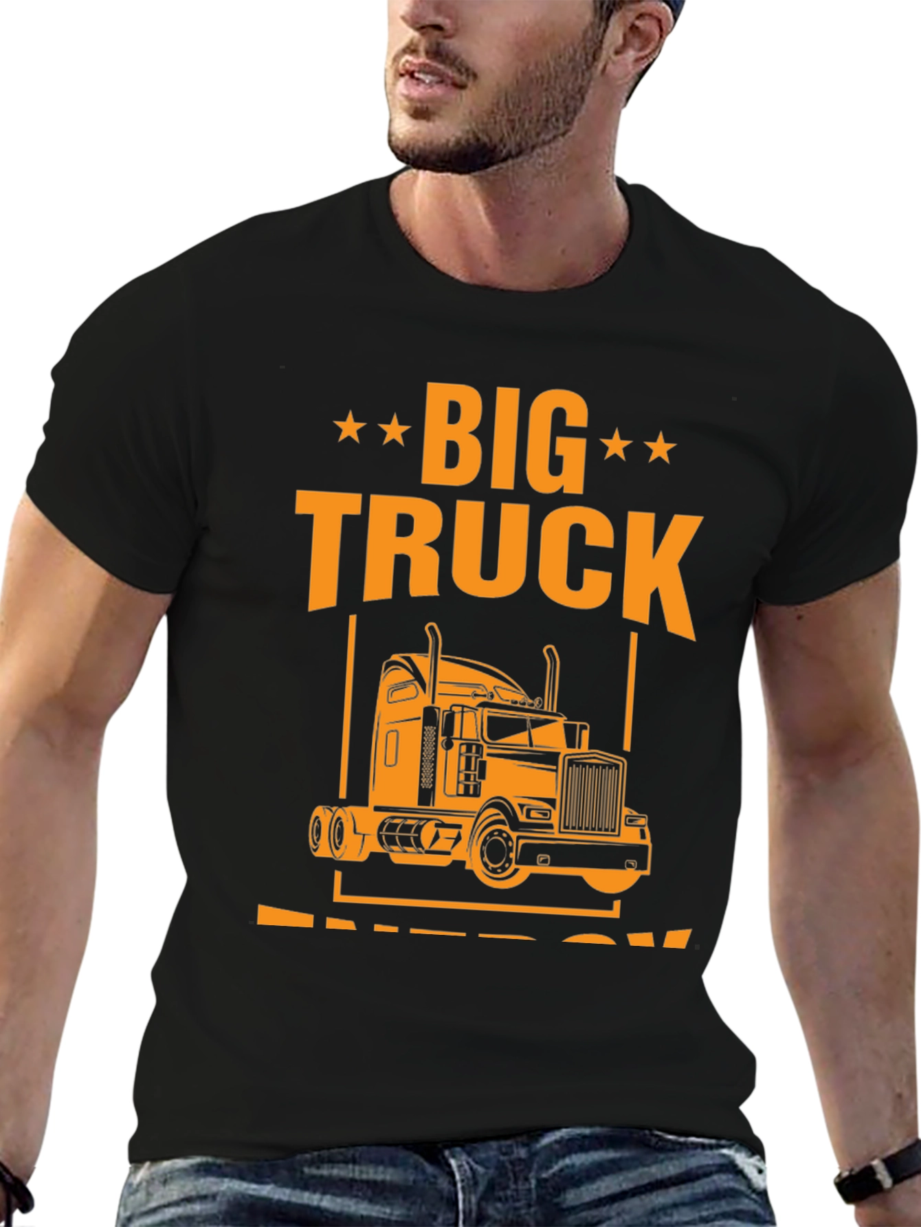 Big Truck Energy Graphic Tee - Black