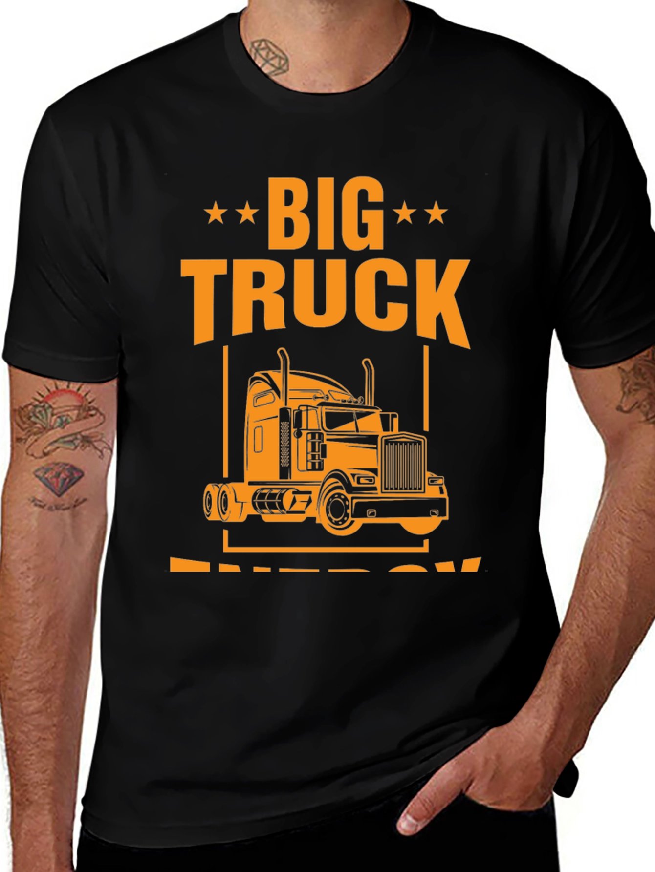 Big Truck Energy Graphic Tee - Black