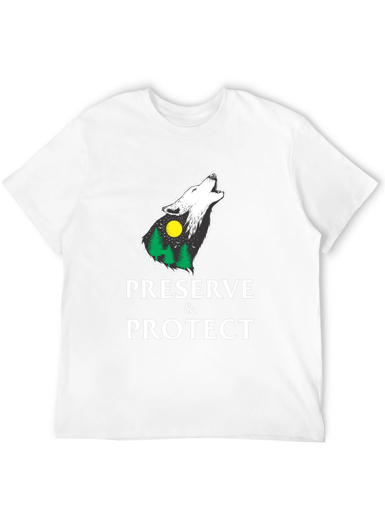 Preserve & Protect Wolf Graphic T-Shirt