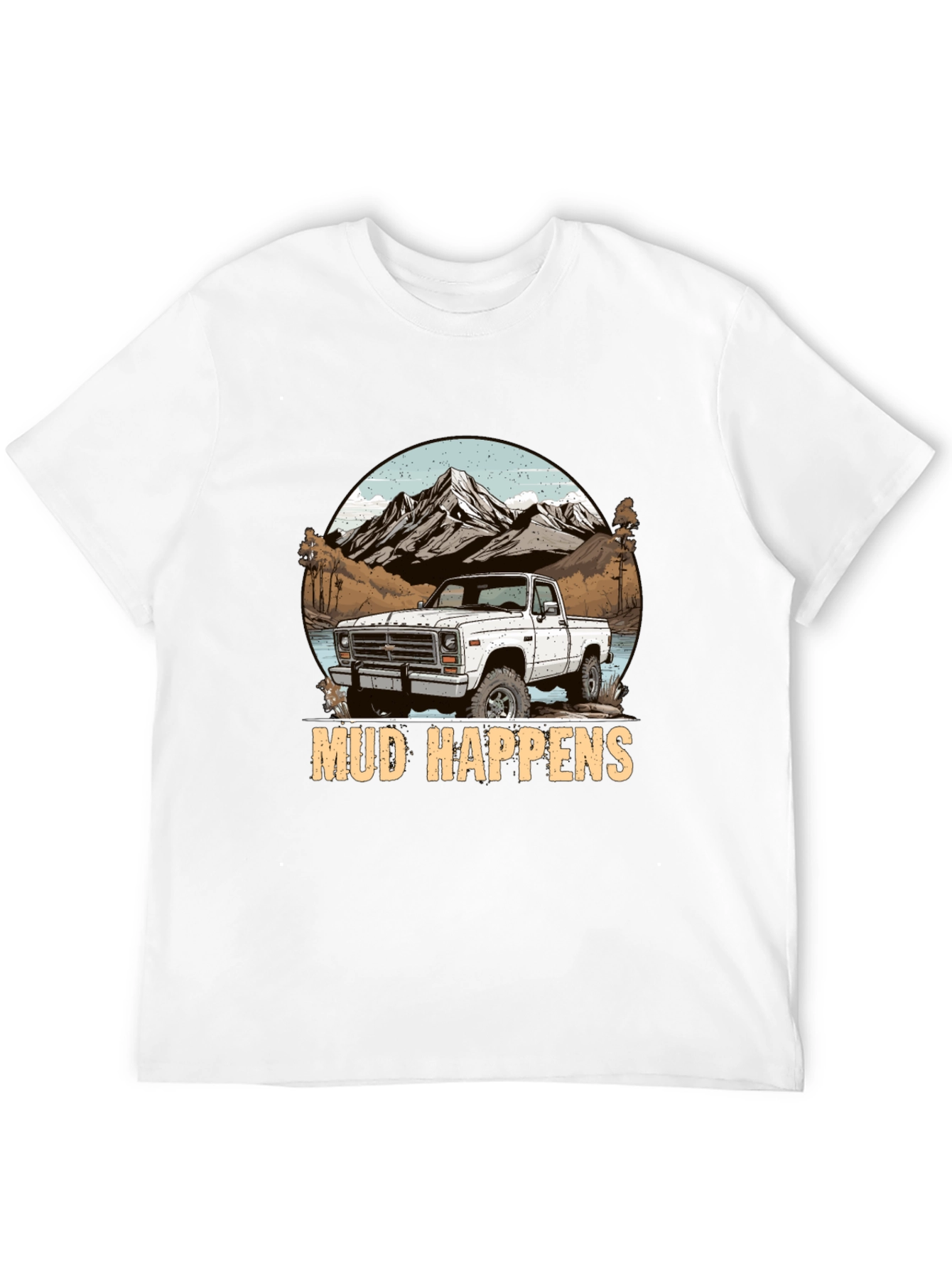 Mud Happens Truck Graphic T-Shirt