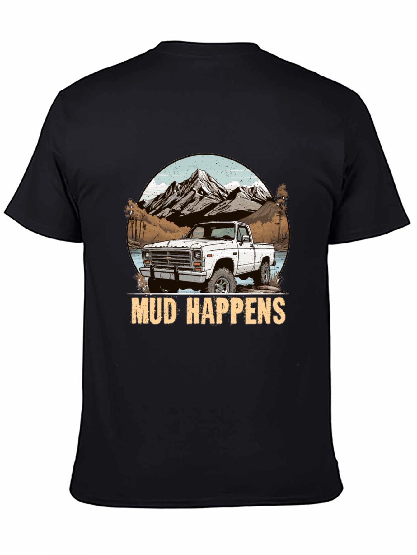 Mud Happens Truck Graphic T-Shirt