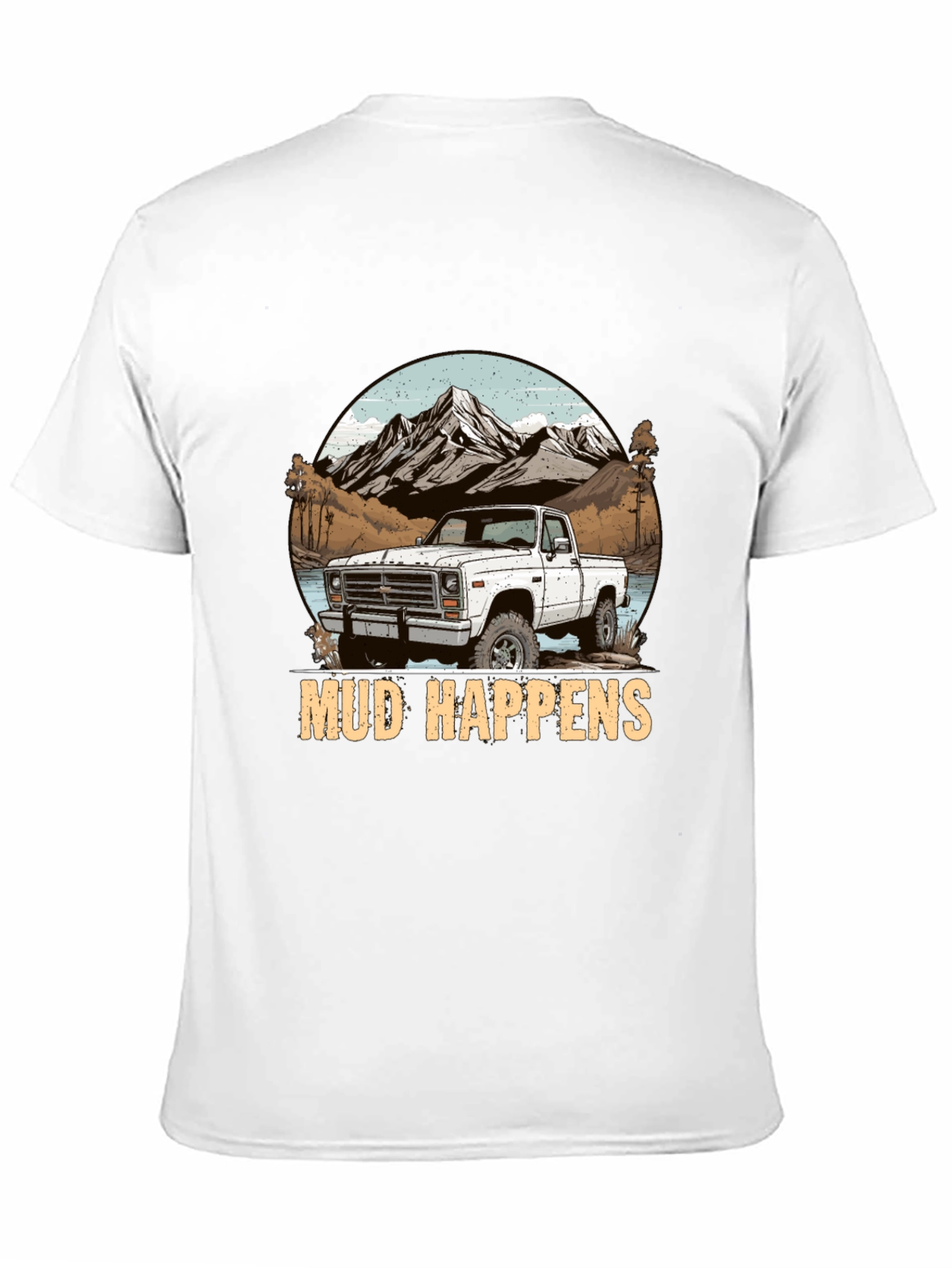 Mud Happens Truck Graphic T-Shirt
