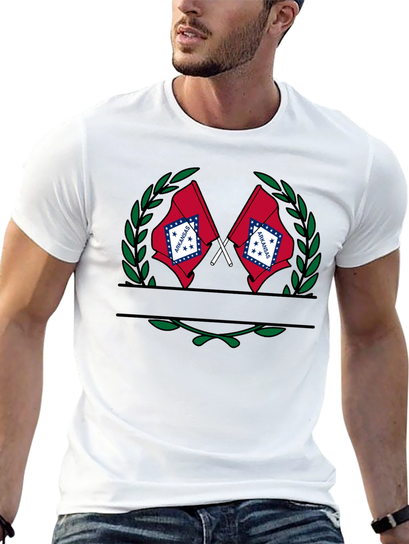 Arkansas Flag T-Shirt Patriotic Tee