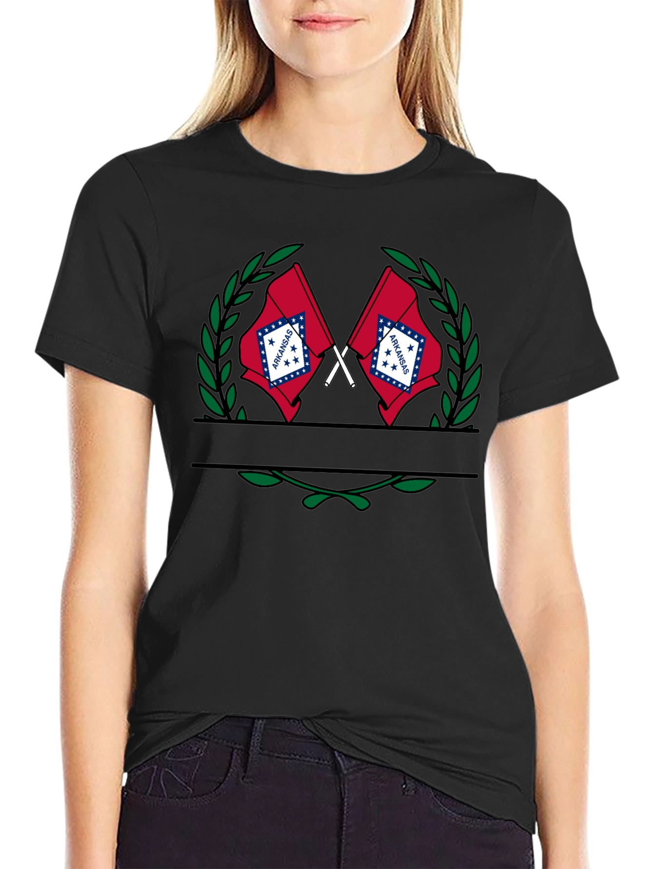 Arkansas Flag T-Shirt Patriotic Tee