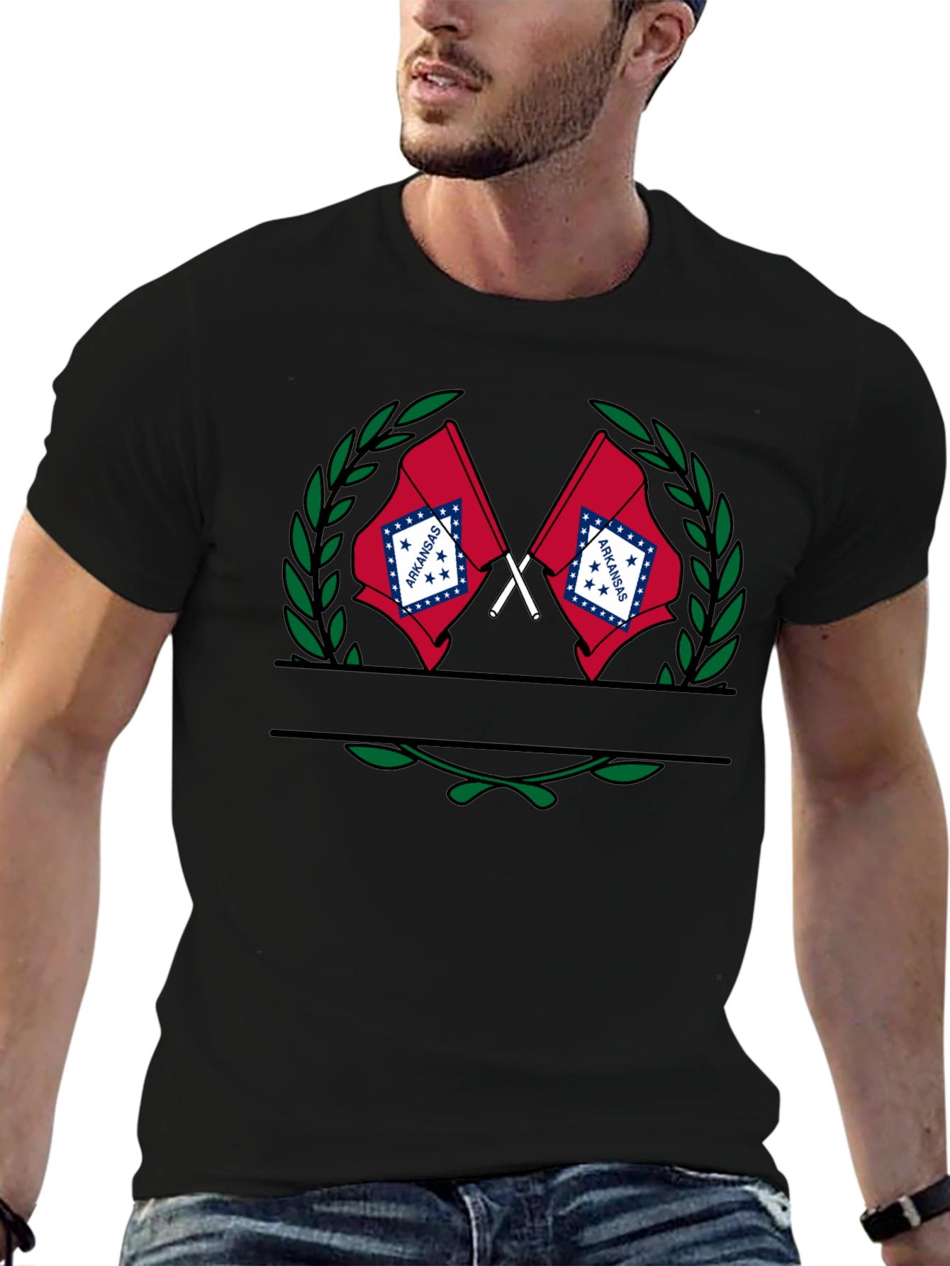 Arkansas Flag T-Shirt Patriotic Tee