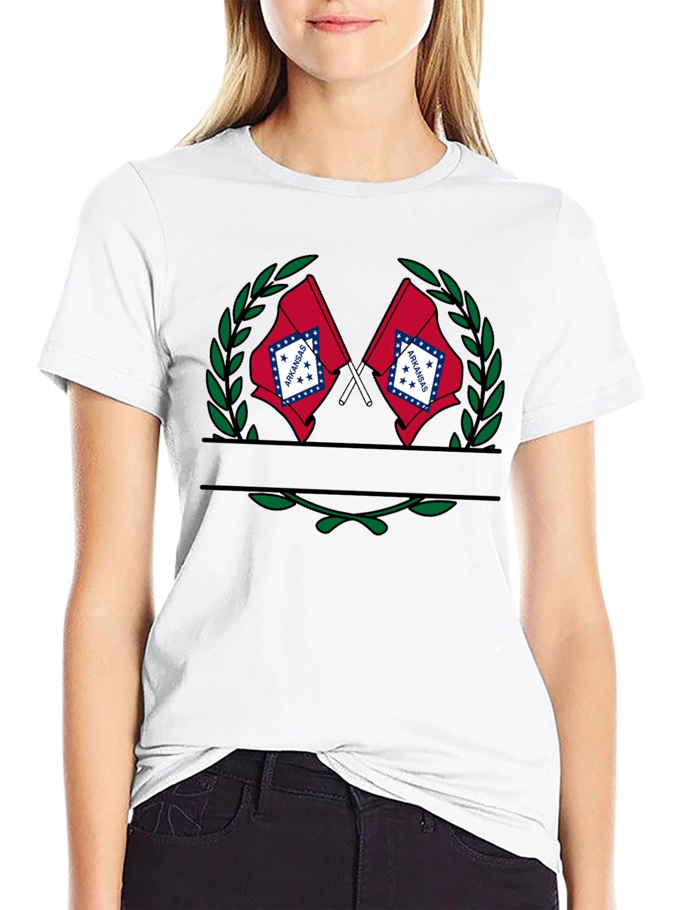 Arkansas Flag T-Shirt Patriotic Tee