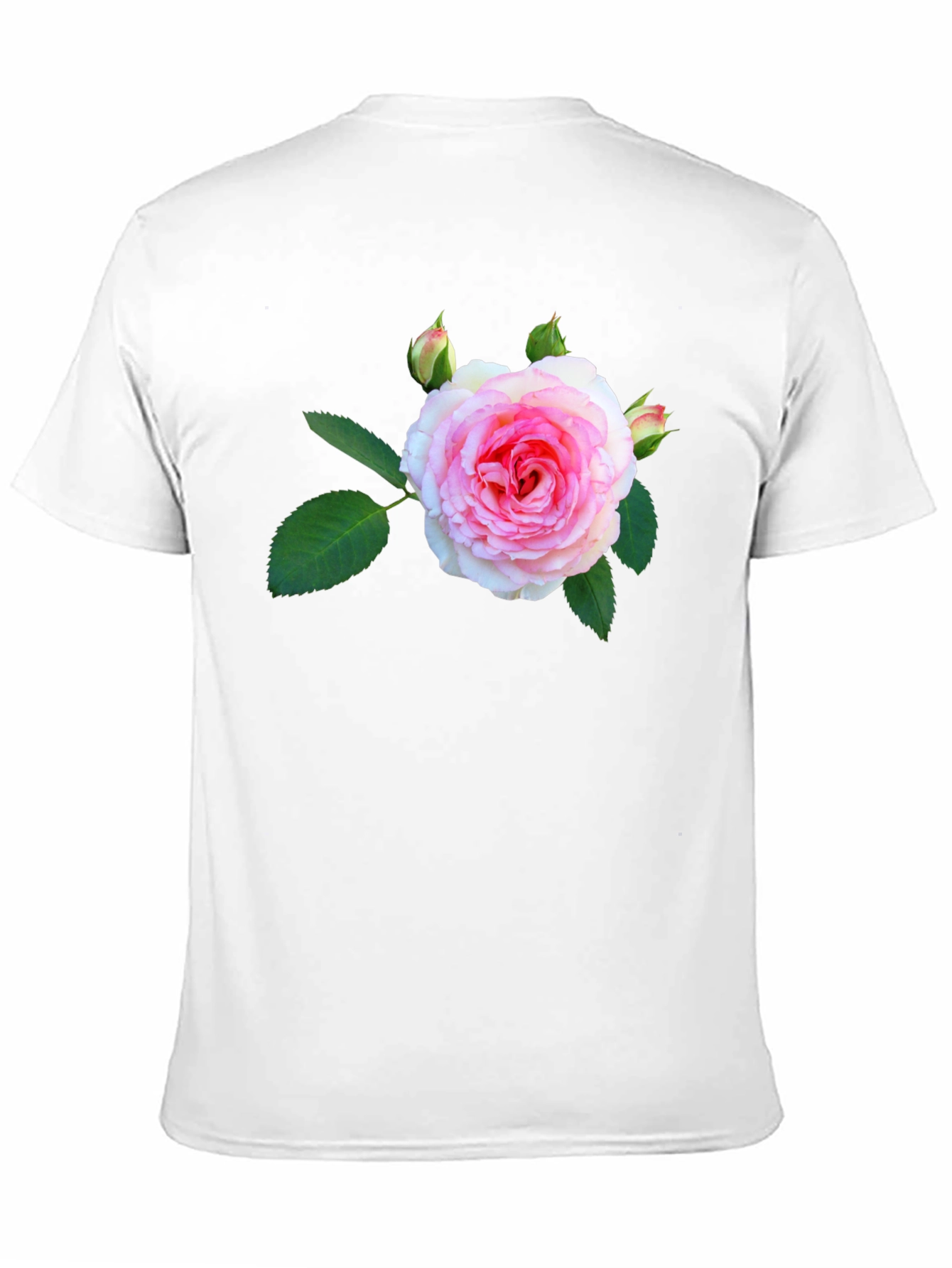 Floral Print Black T-Shirt