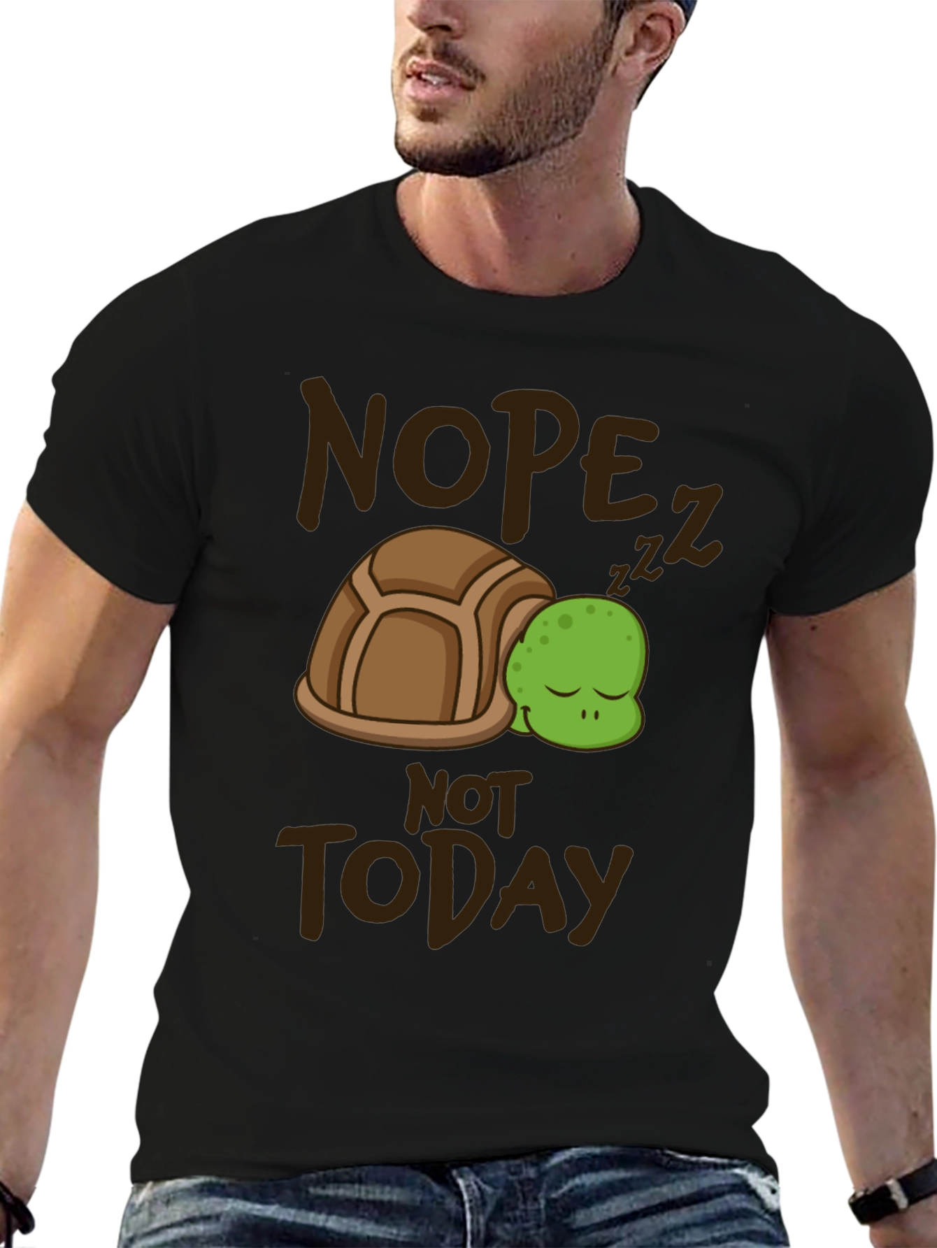 Nope Not Today Turtle T-Shirt