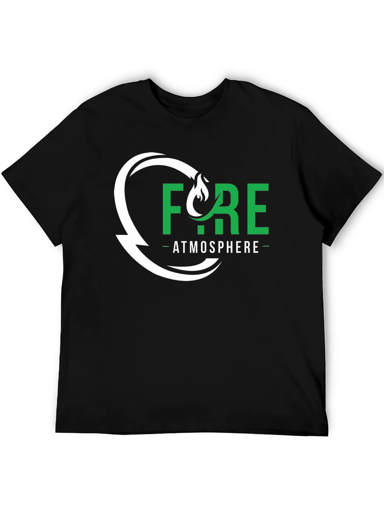 Fyre Atmosphere Graphic Tee - Black Cotton Blend